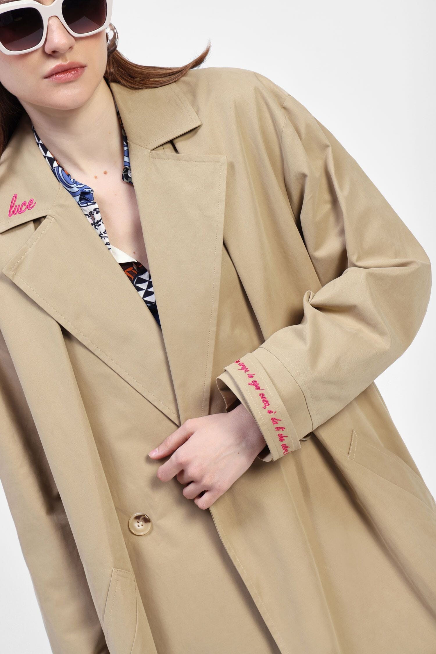 Trench Classico Con Bottoni Dixie