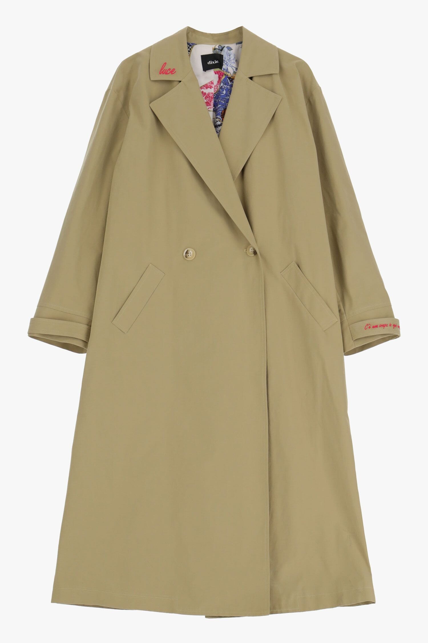 Trench Classico Con Bottoni Dixie