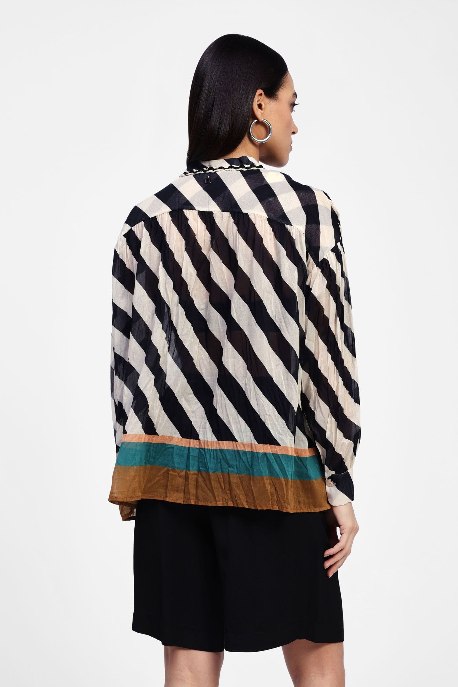 Dixie Long-Sleeved Striped Shirt