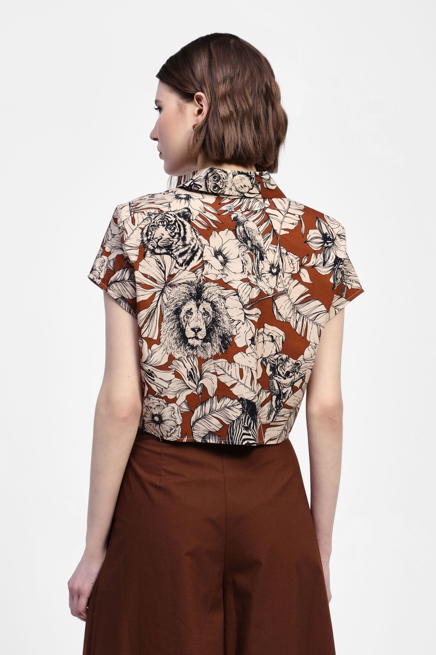 Camicia Stampata Maniche Corte Dixie