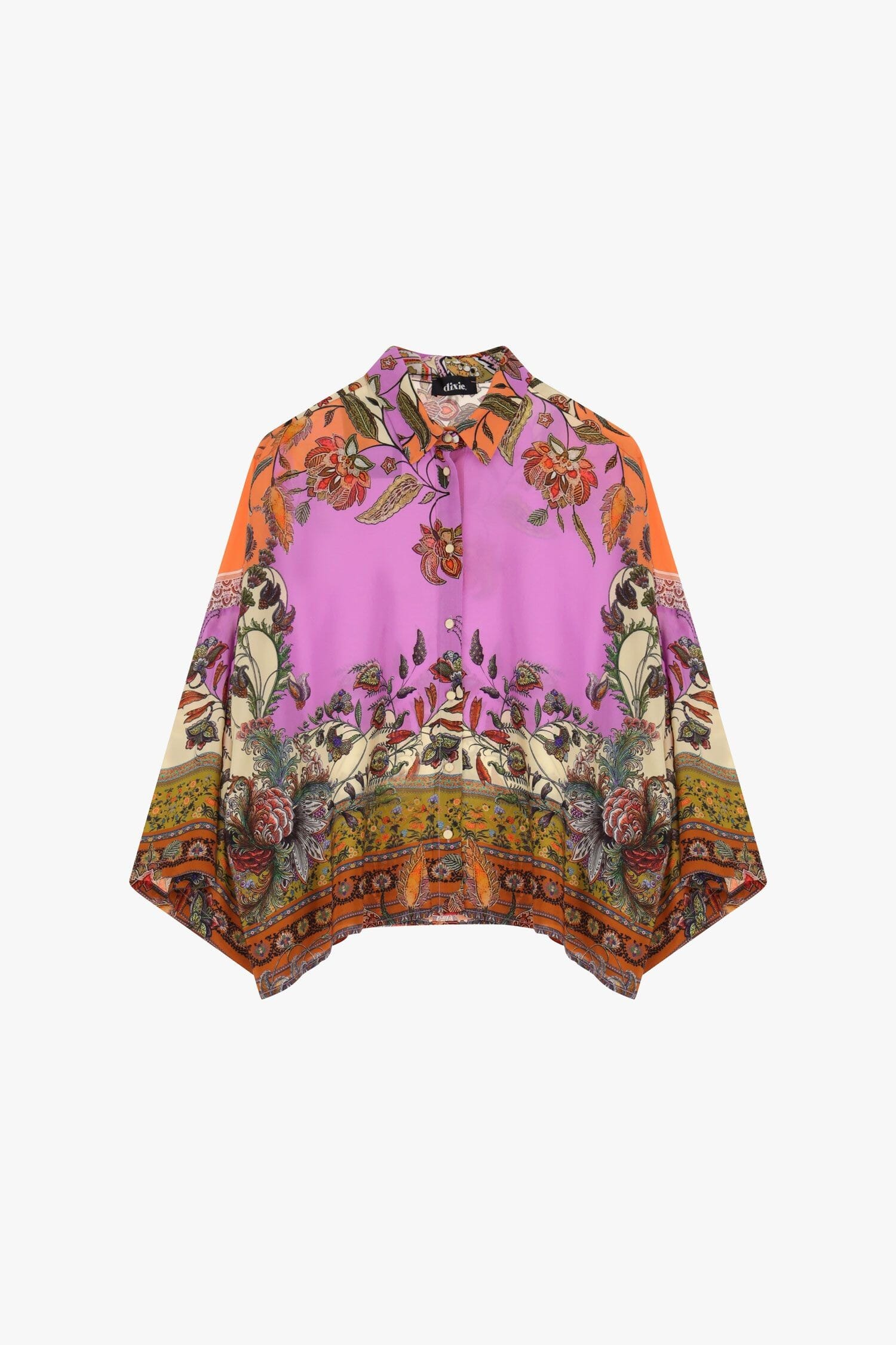 Camicia Stampa Fulard Maniche 3/4 Dixie