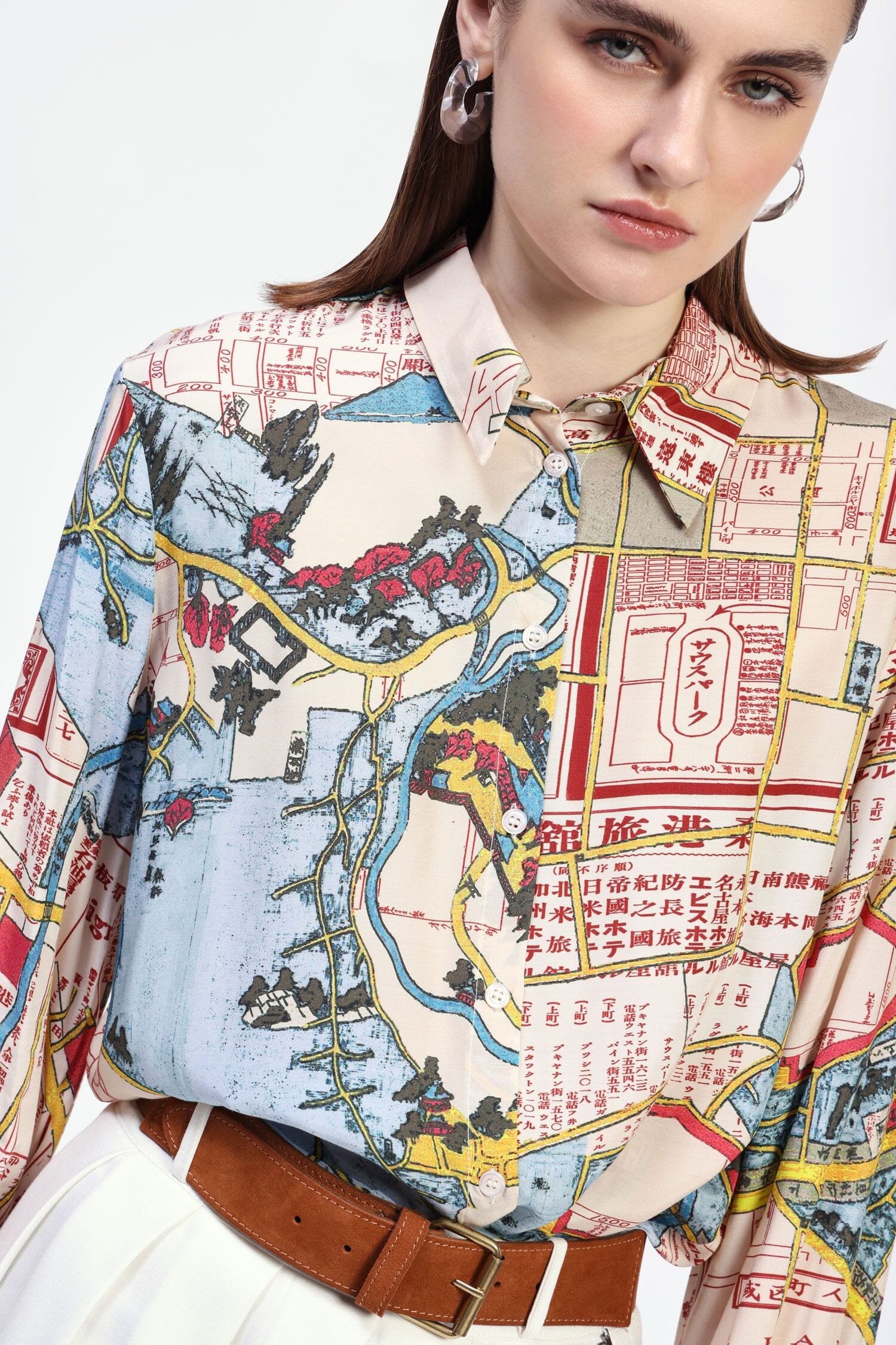 Camicia Stampata Maniche Lunghe Dixie