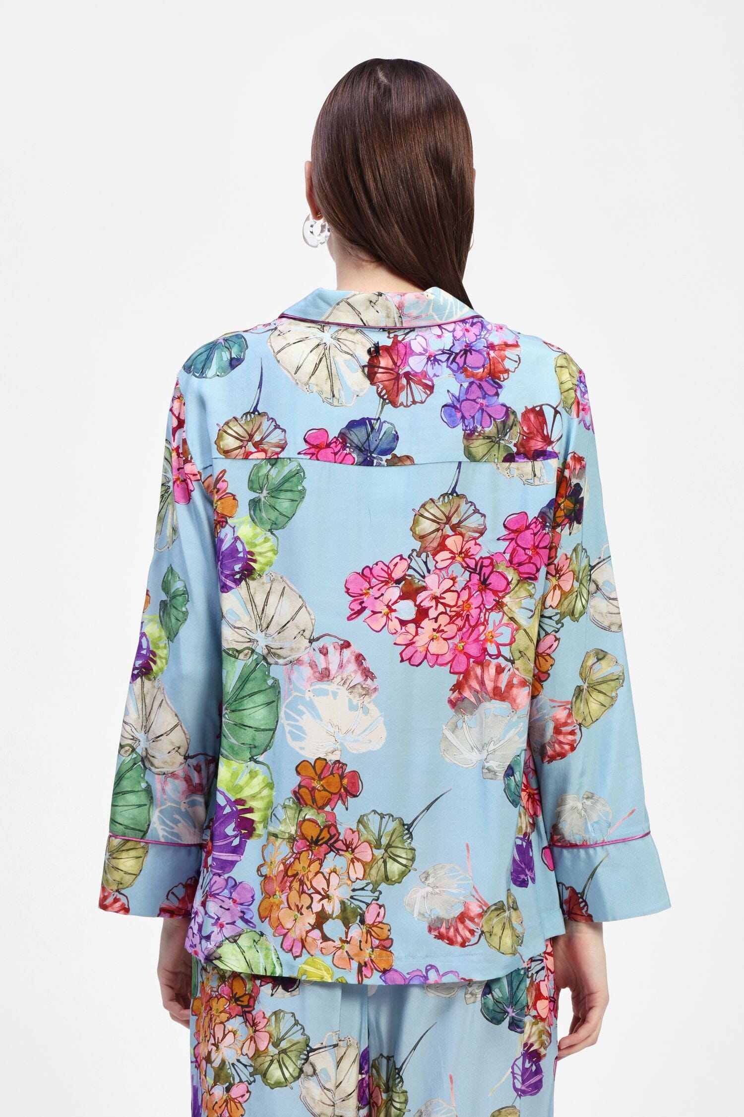 Camicia Stampata Con Tasche E Colletto Dixie