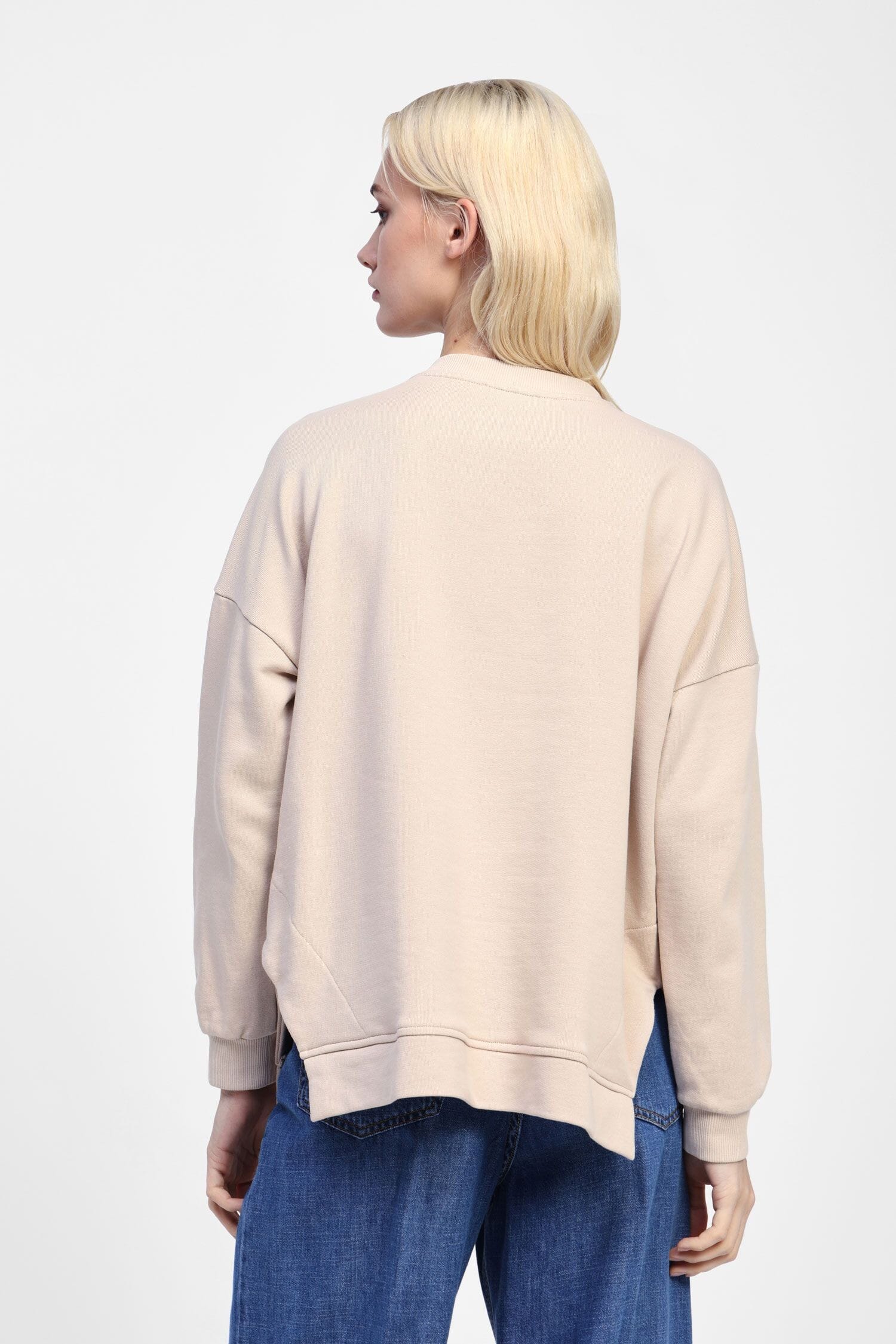 Crewneck Sweatshirt With Dixie Decorative Flakes