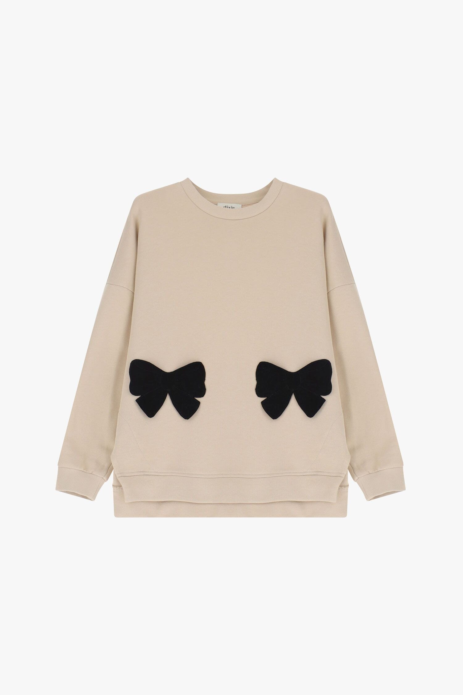 Crewneck Sweatshirt With Dixie Decorative Flakes