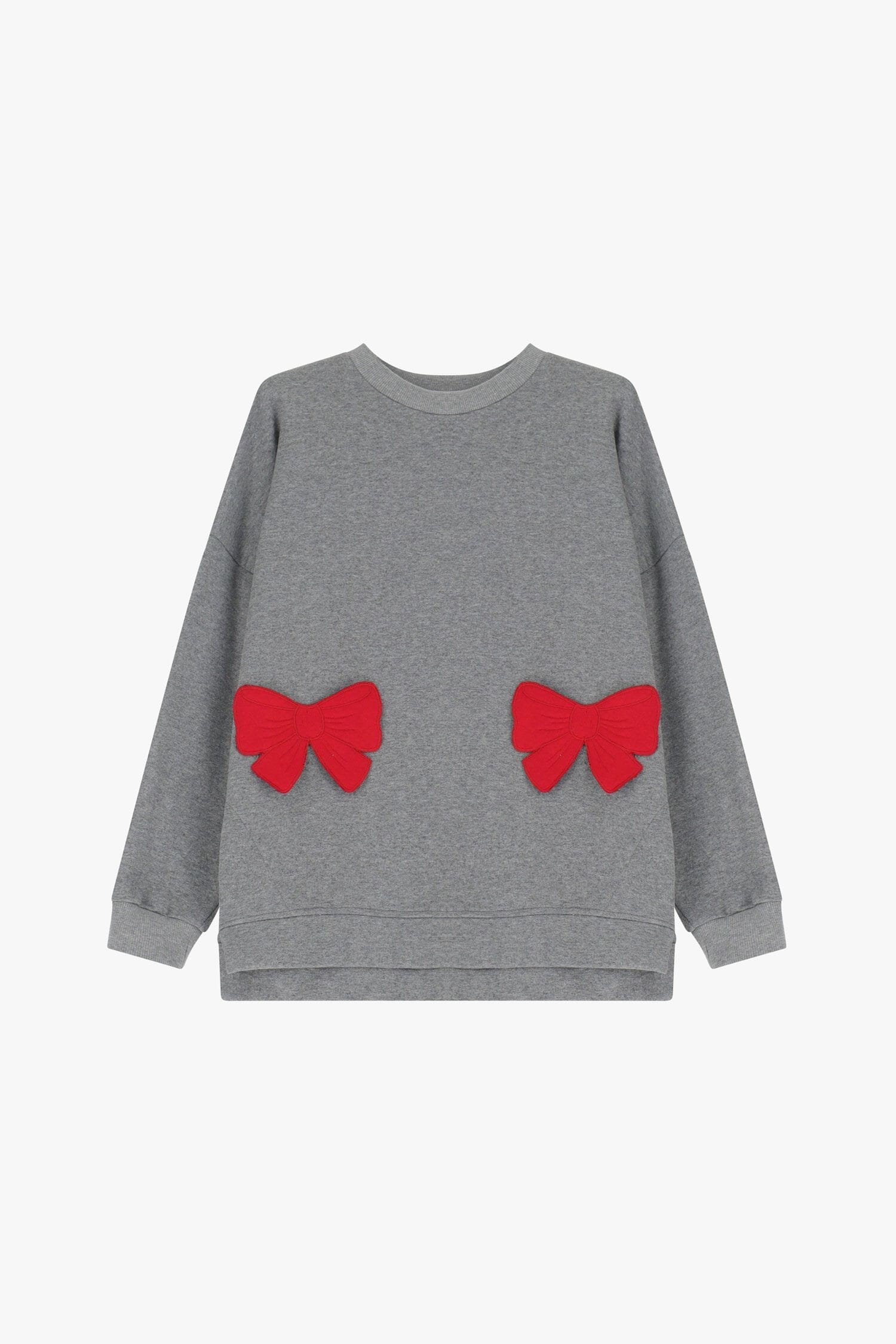 Crewneck Sweatshirt With Dixie Decorative Flakes