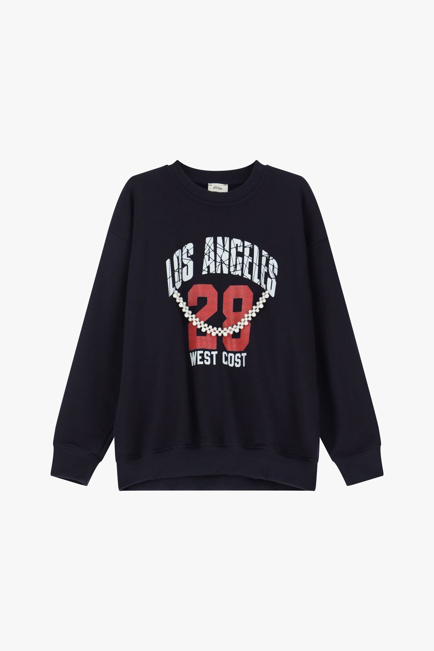 Sweatshirt Crew-neck with graphic print and Dixie appliqué