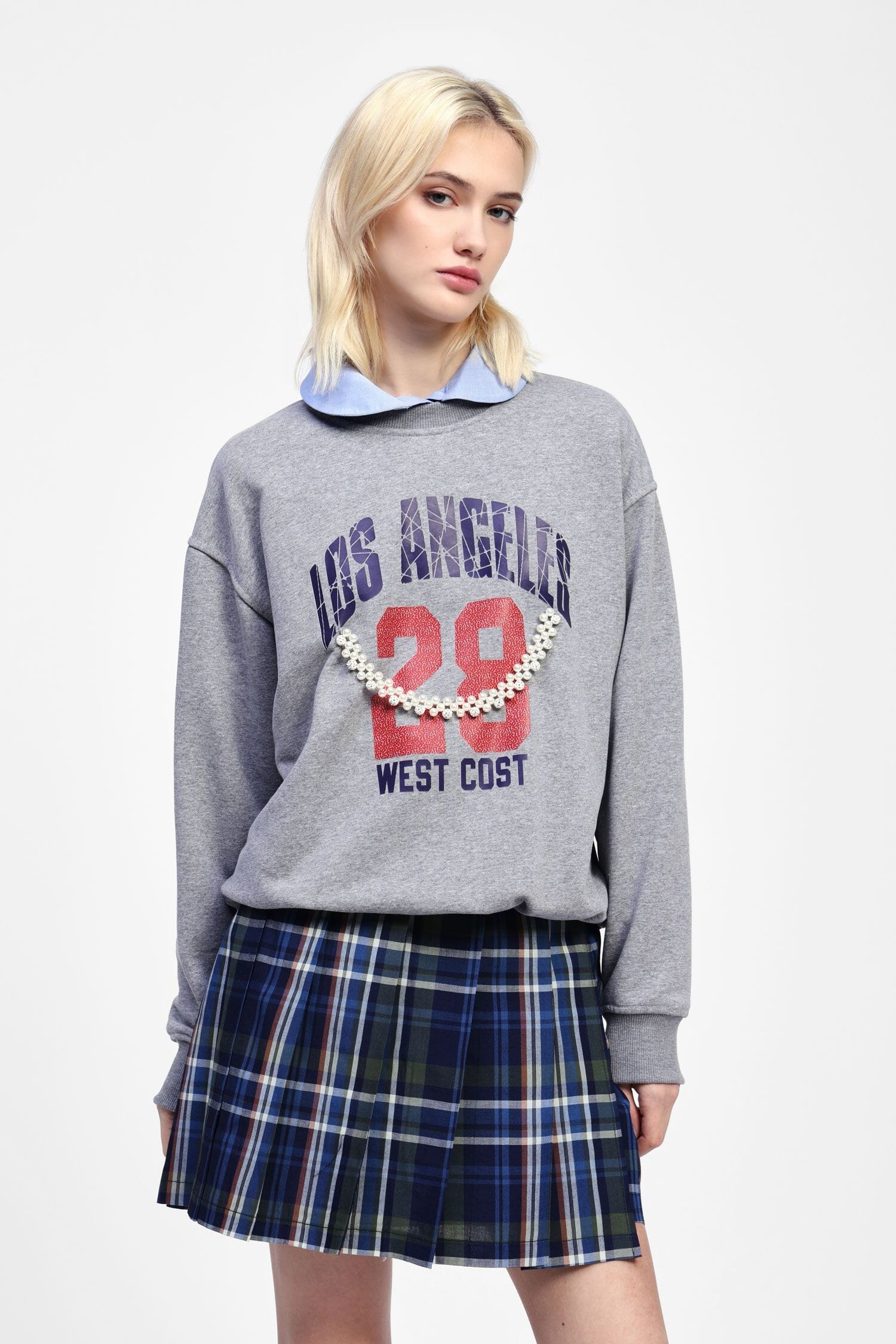Sweatshirt Crew-neck with graphic print and Dixie appliqué