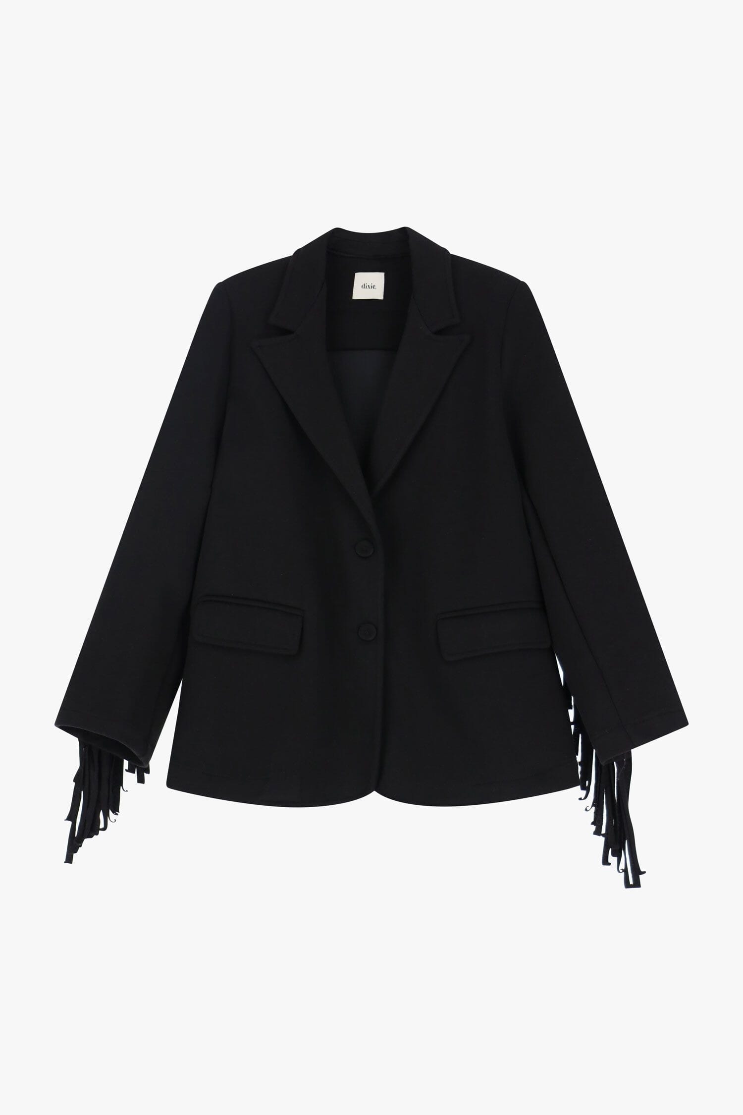 Blazer In Felpa Con Frange Decorative Dixie