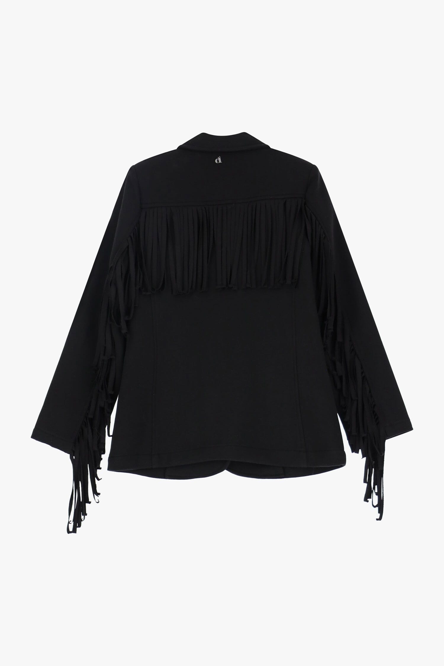 Blazer In Felpa Con Frange Decorative Dixie