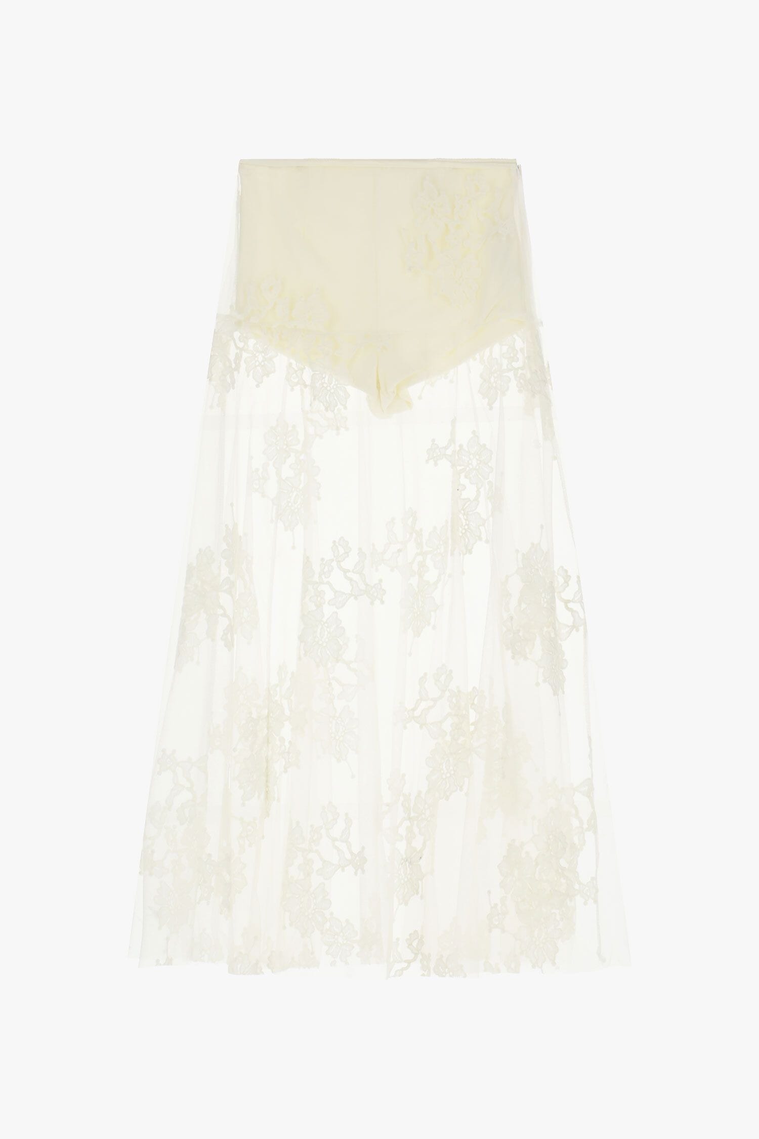 Jupe longue en dentelle avec jupe-culotte Dixie