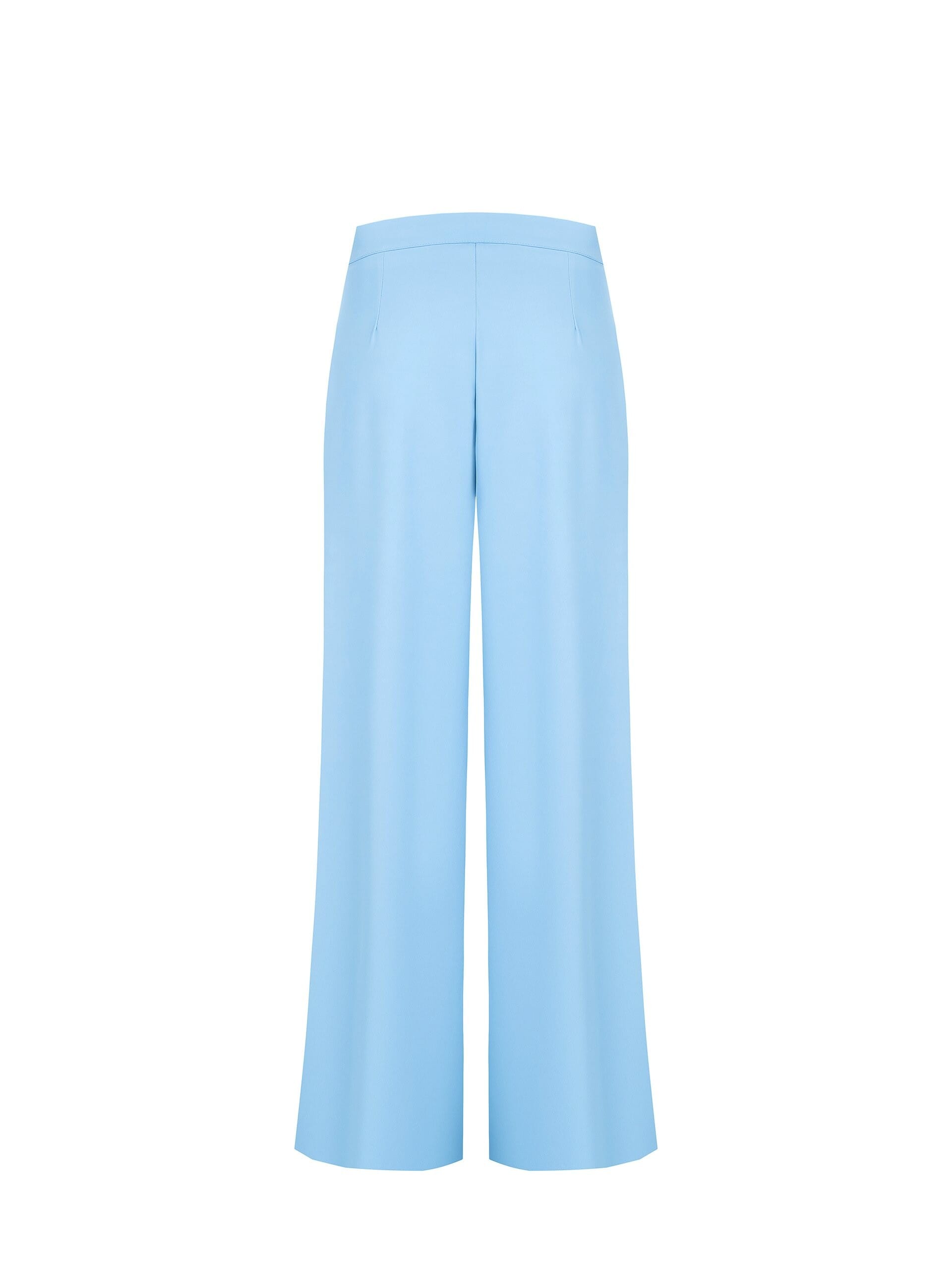 Pantaloni Palazzo In Tessuto Fluido Con Pinces Rinascimento