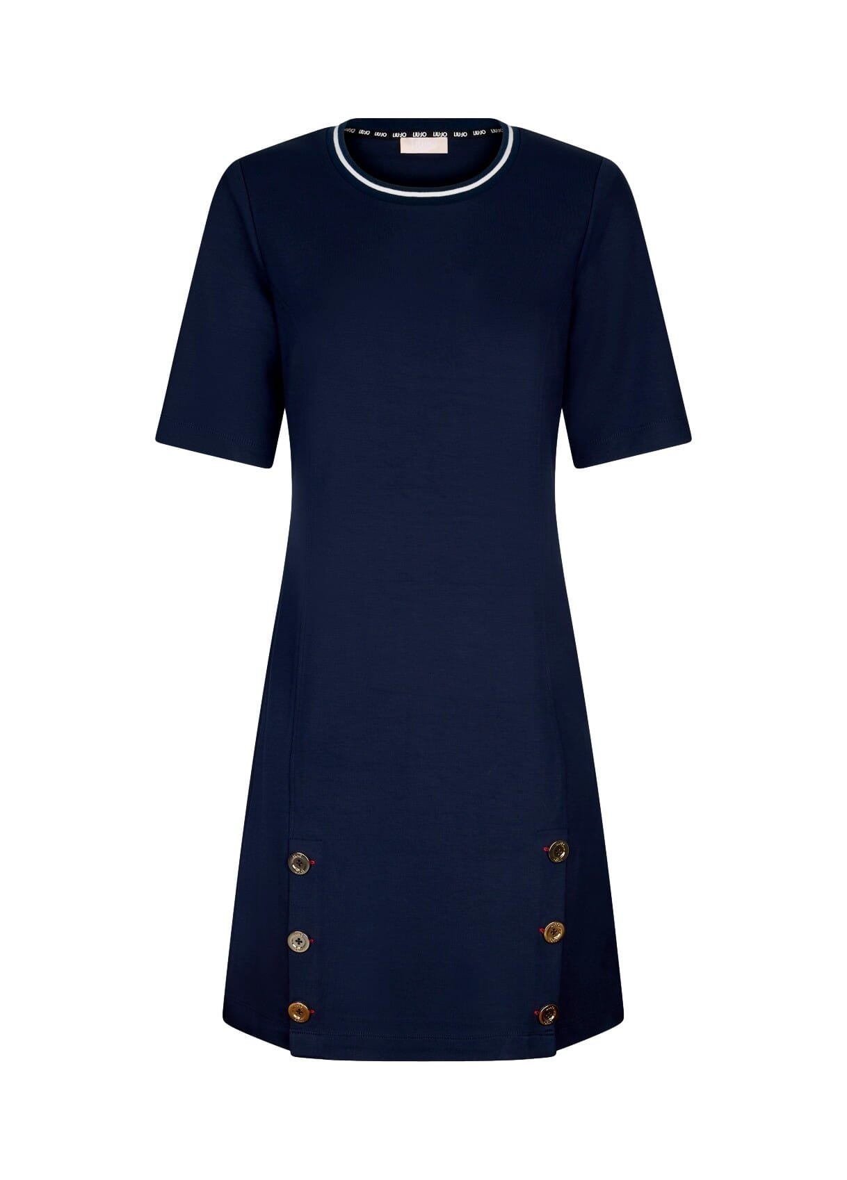 Abito Corto Con Bottoni Liu Jo