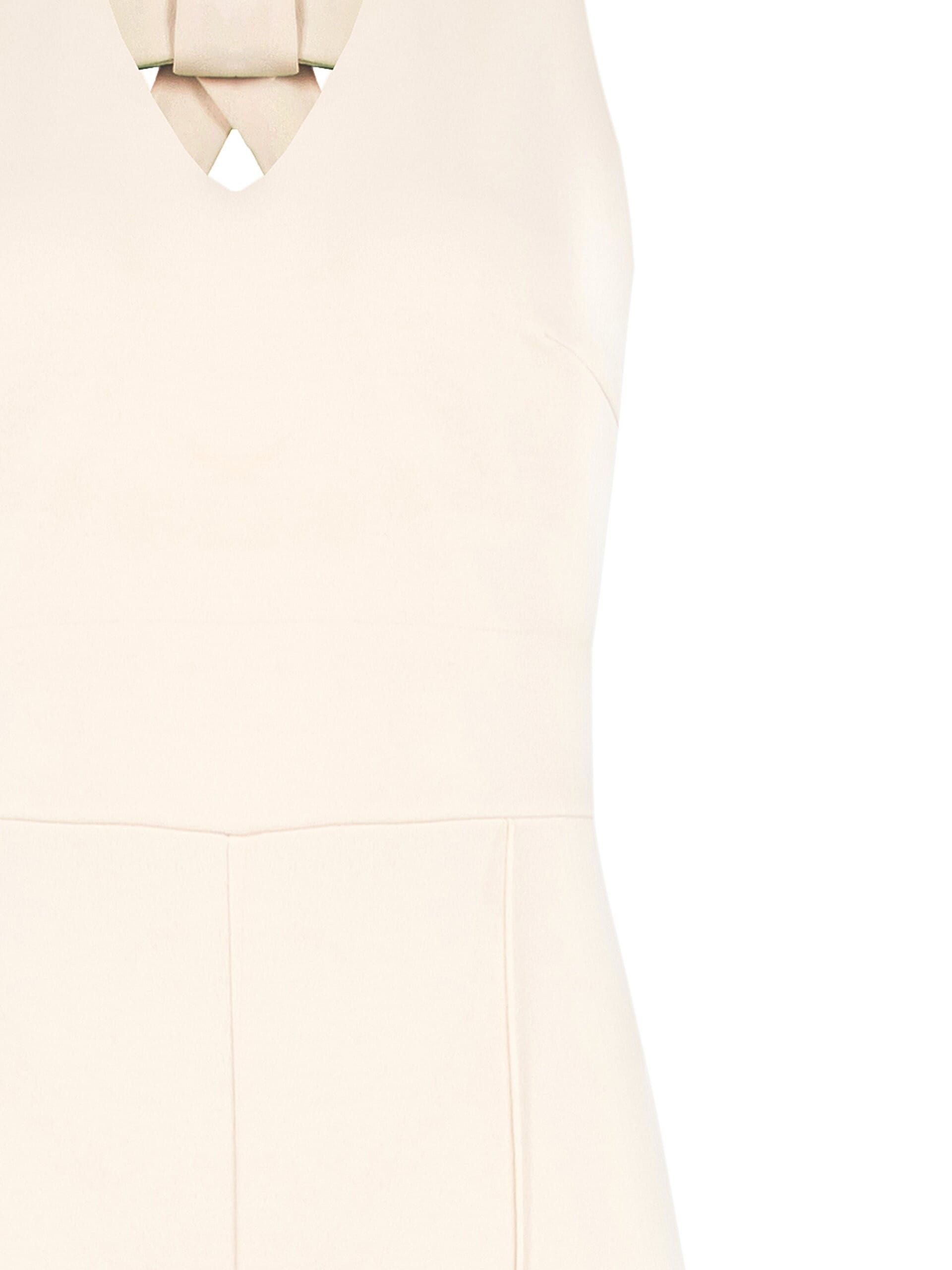 Tuta Intera Dritta In Scuba Crepe Con Fiocco Dietro Rinascimento