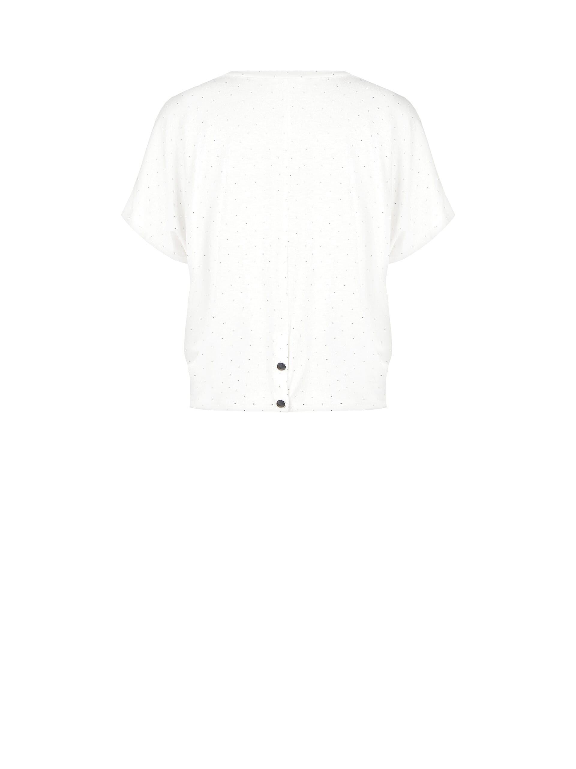 Maglia Ampia In Viscosa Ricoperta Di Strass Rinascimento