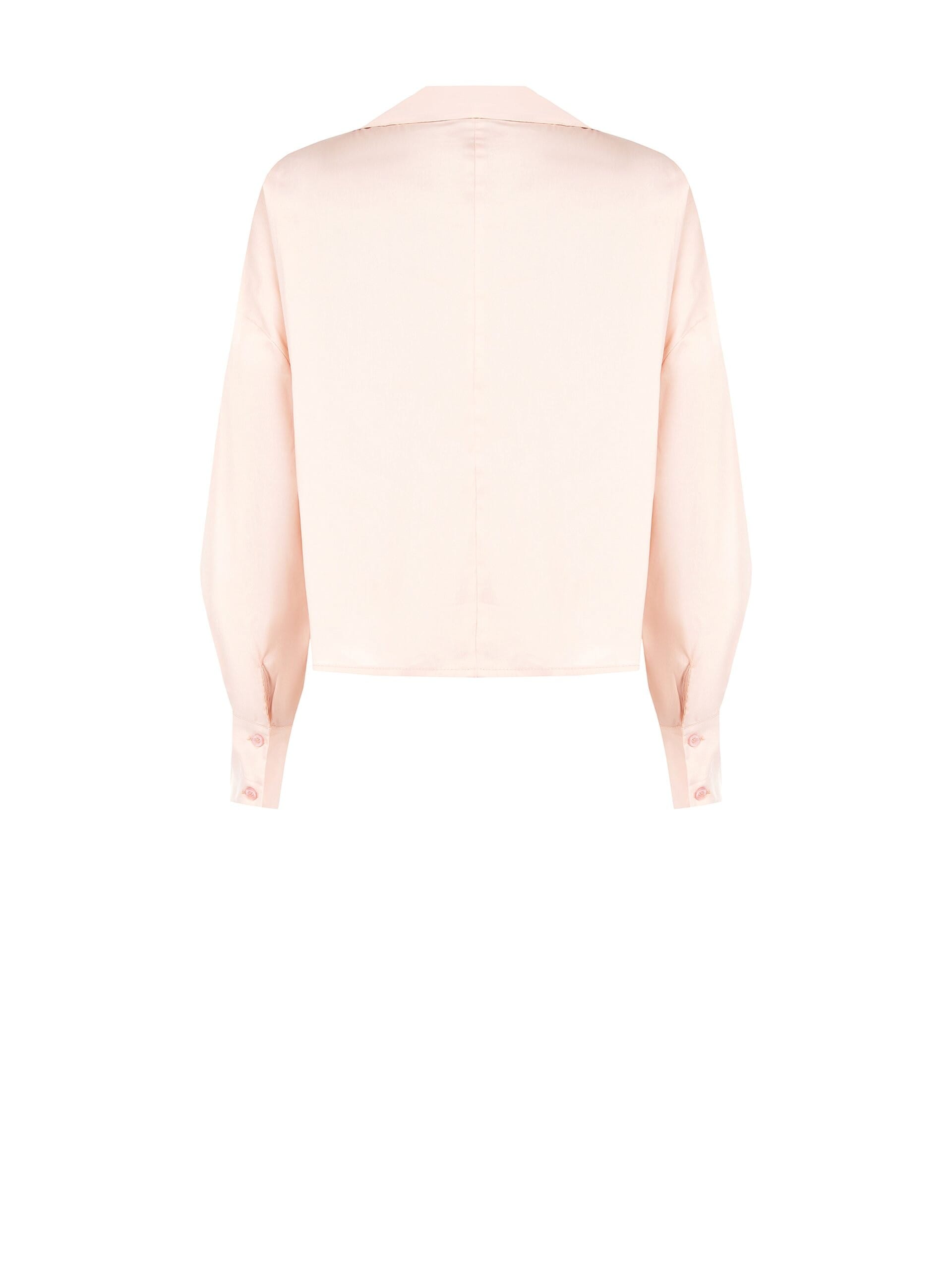 Rinascimento - Chemise asymétrique à col en V en coton mélangé