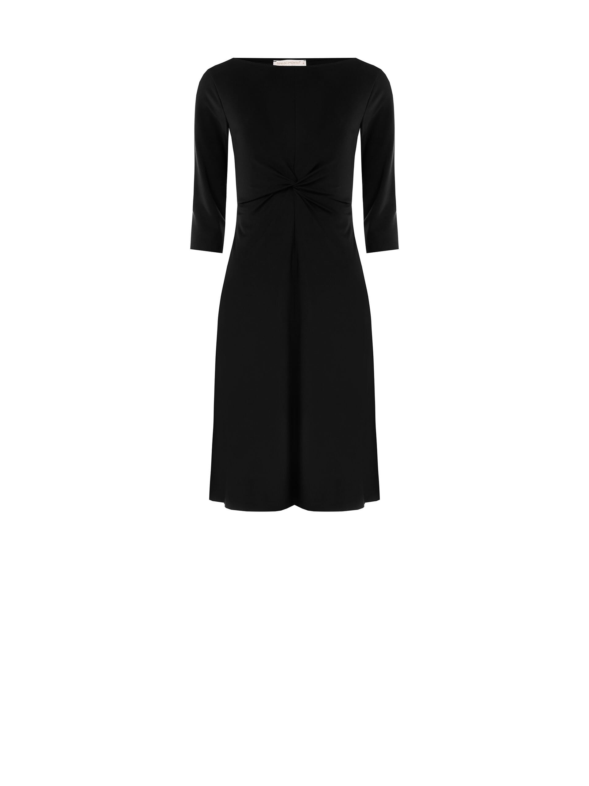 Abito Svasato Con Arriccio In Punto Milano Leggero Rinascimento