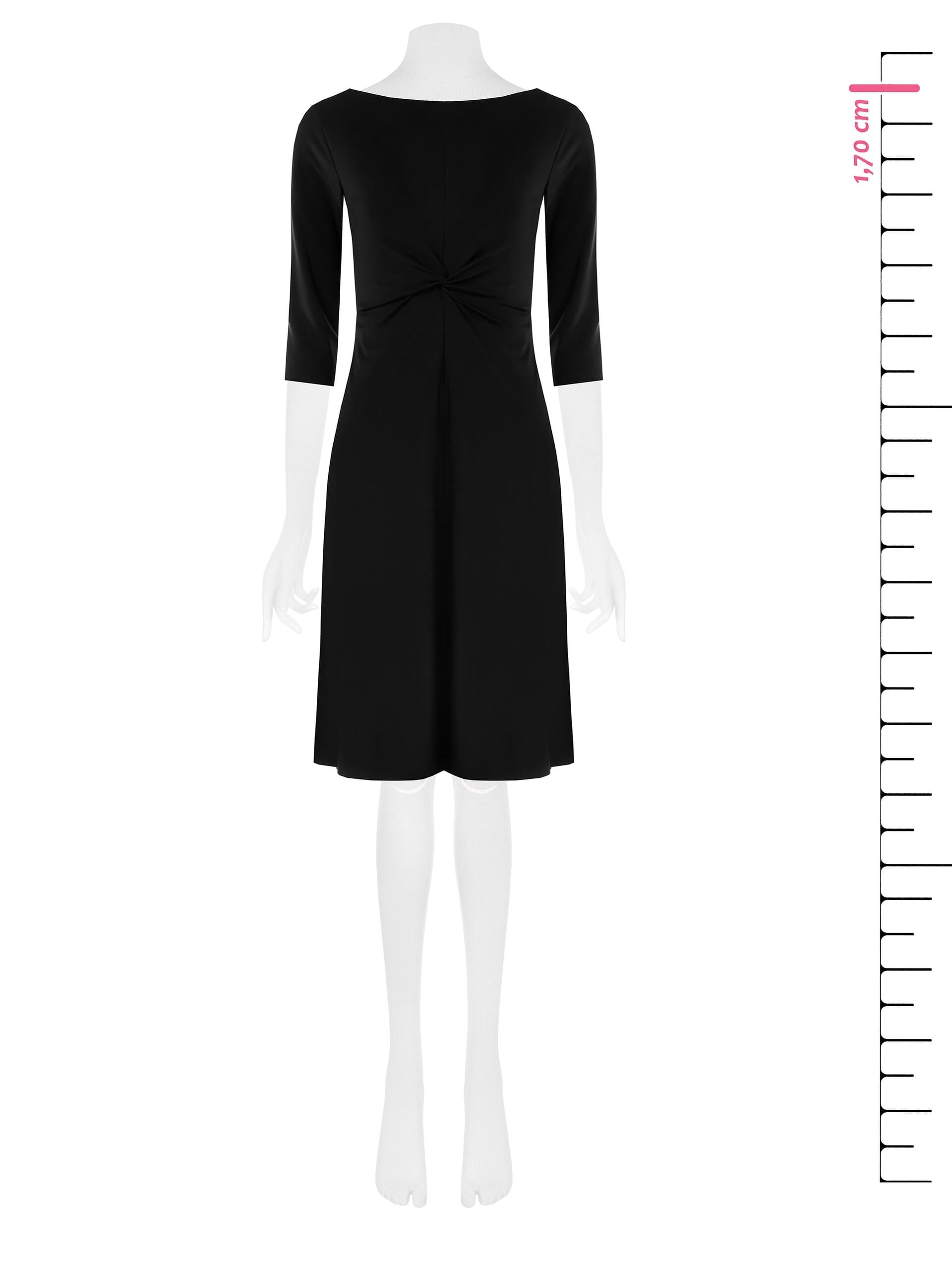 Abito Svasato Con Arriccio In Punto Milano Leggero Rinascimento