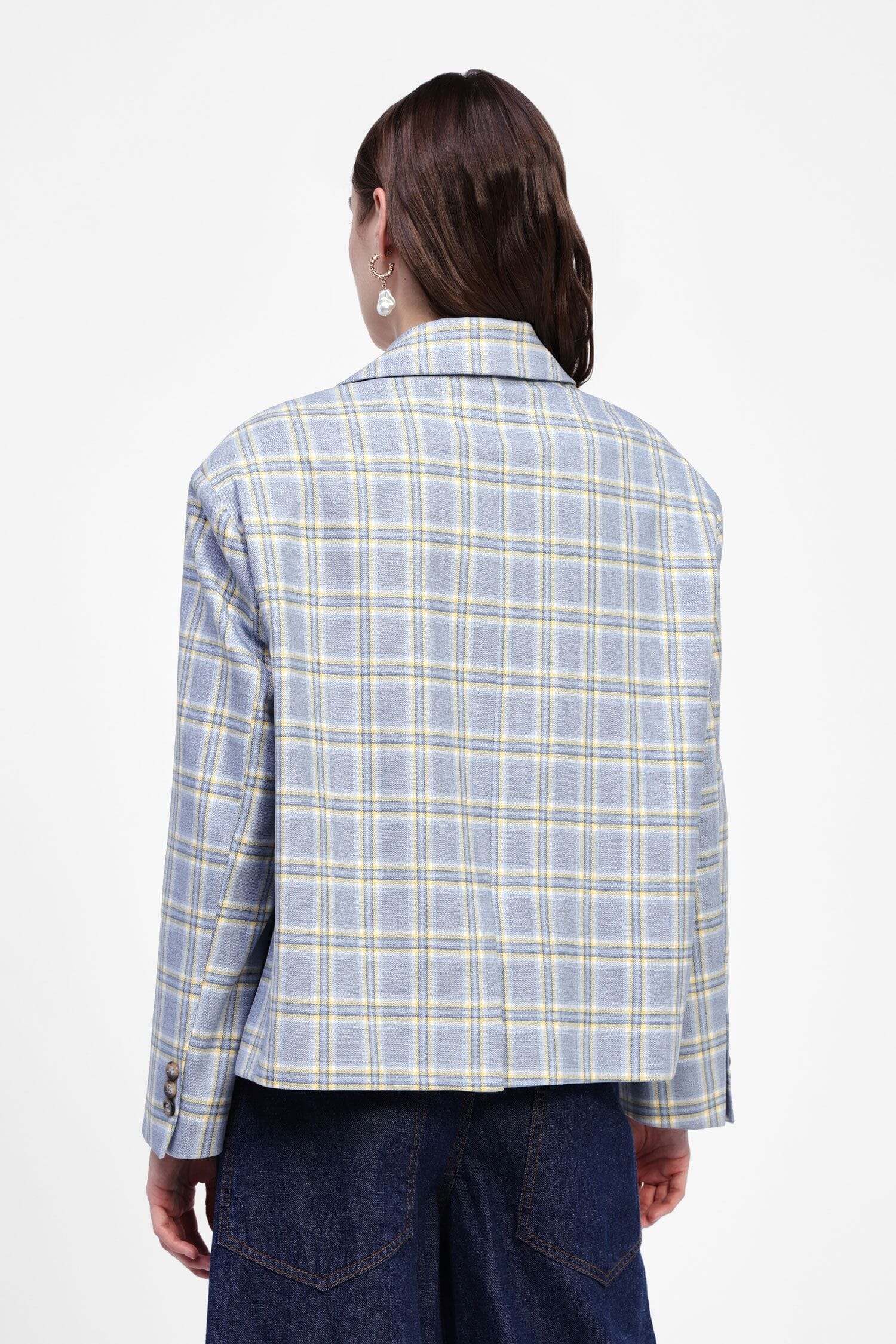 Blazer Quadri Con Spillette Dixie