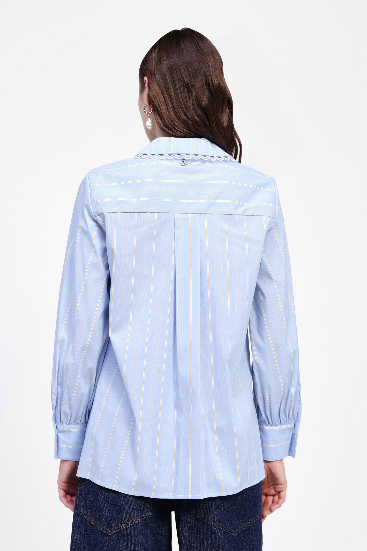 Camicia Con Righe E Cravatta Dixie