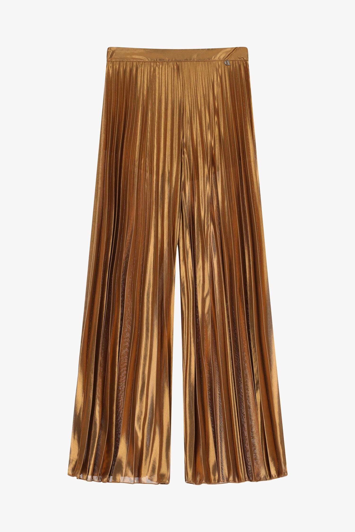 Pleated Palace Trousers Satin Effect Dixie