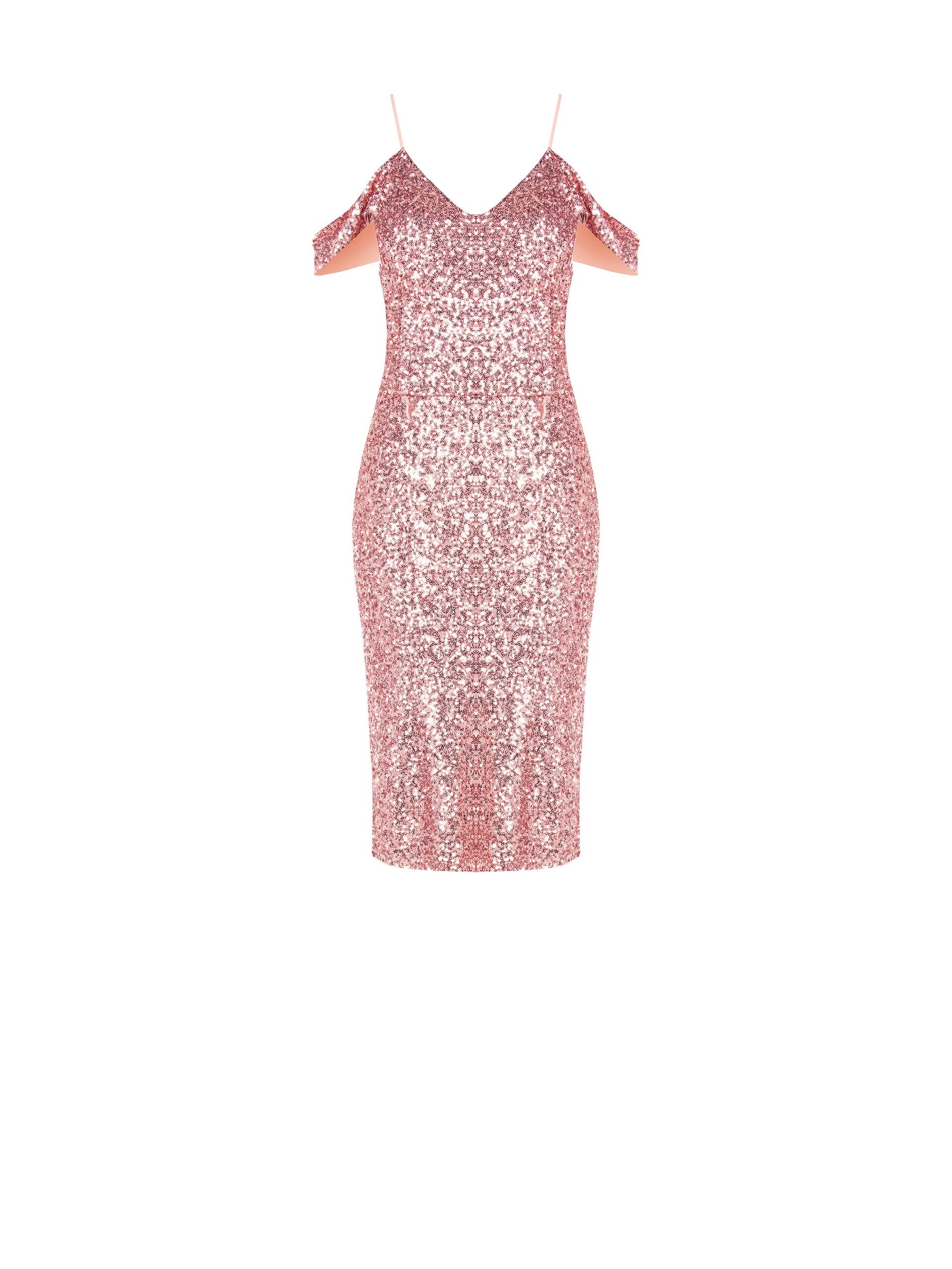 Abito A Tubino Ricoperto Di Paillettes Rinascimento Vestiti