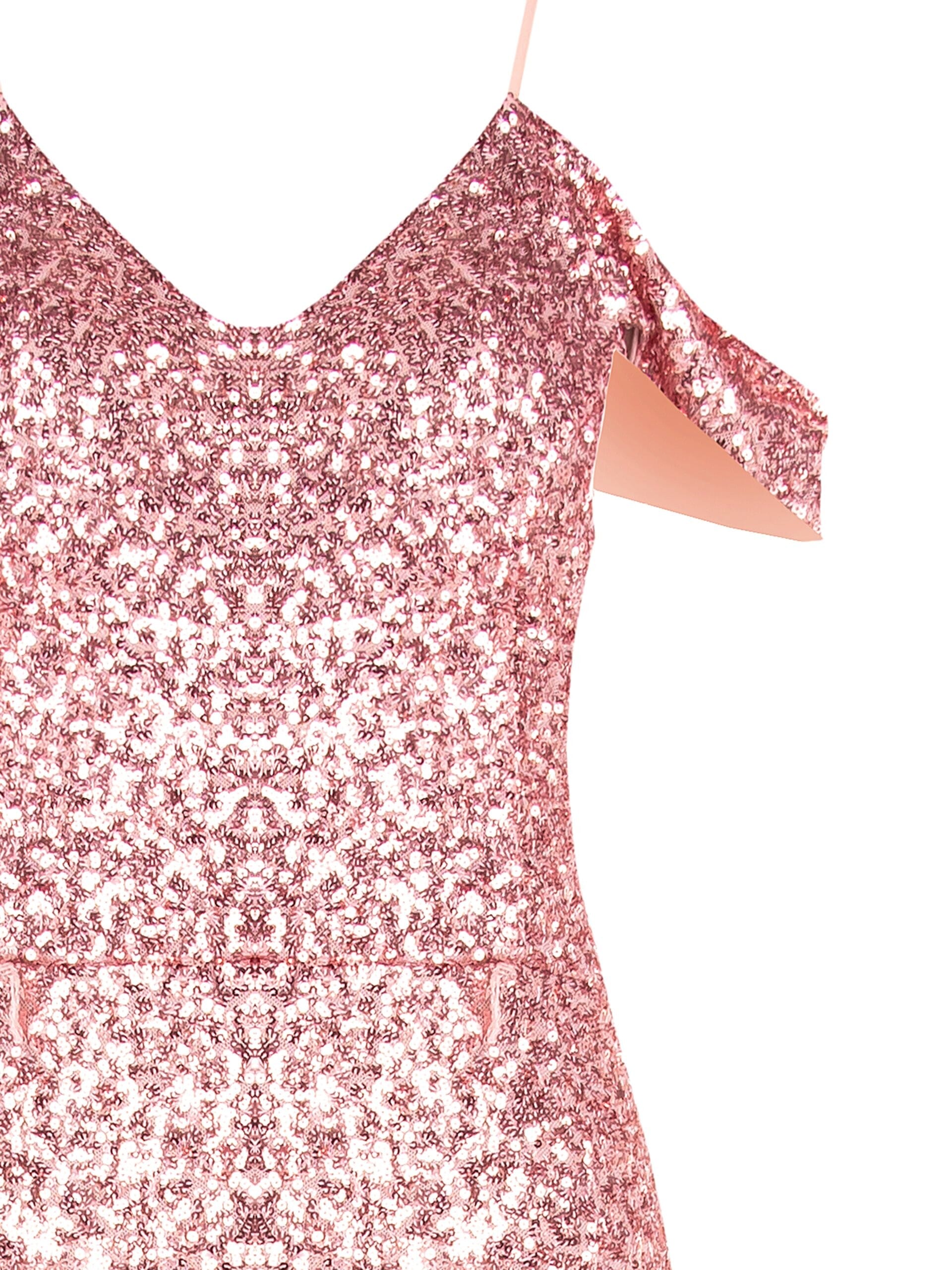 Abito A Tubino Ricoperto Di Paillettes Rinascimento