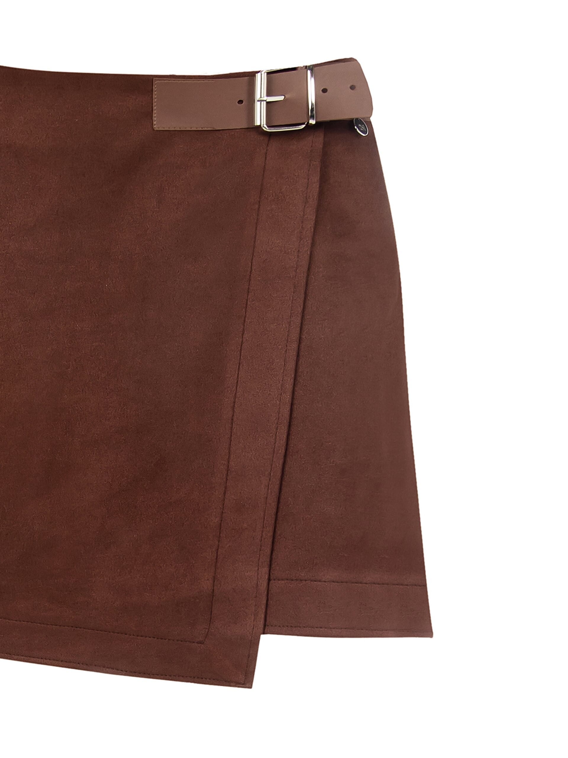 Minigonna A Portafoglio In Simil Dainetto Rinascimento