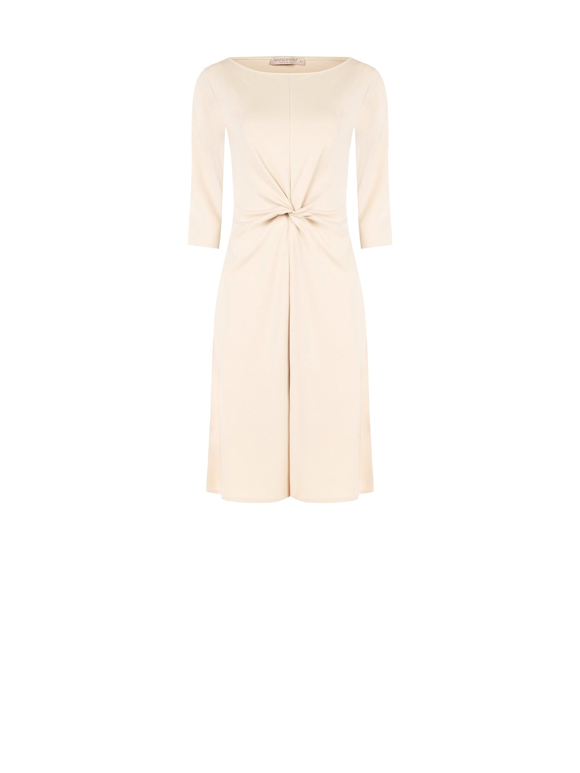 Abito Svasato Con Arriccio In Punto Milano Leggero Rinascimento