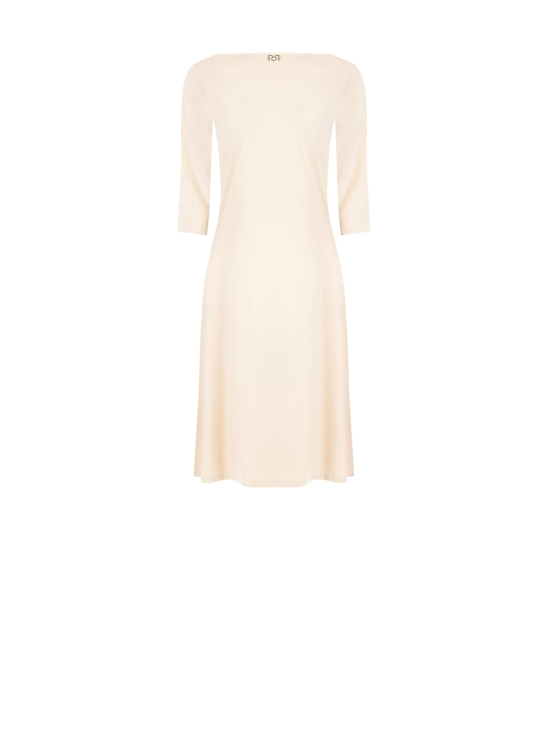 Abito Svasato Con Arriccio In Punto Milano Leggero Rinascimento