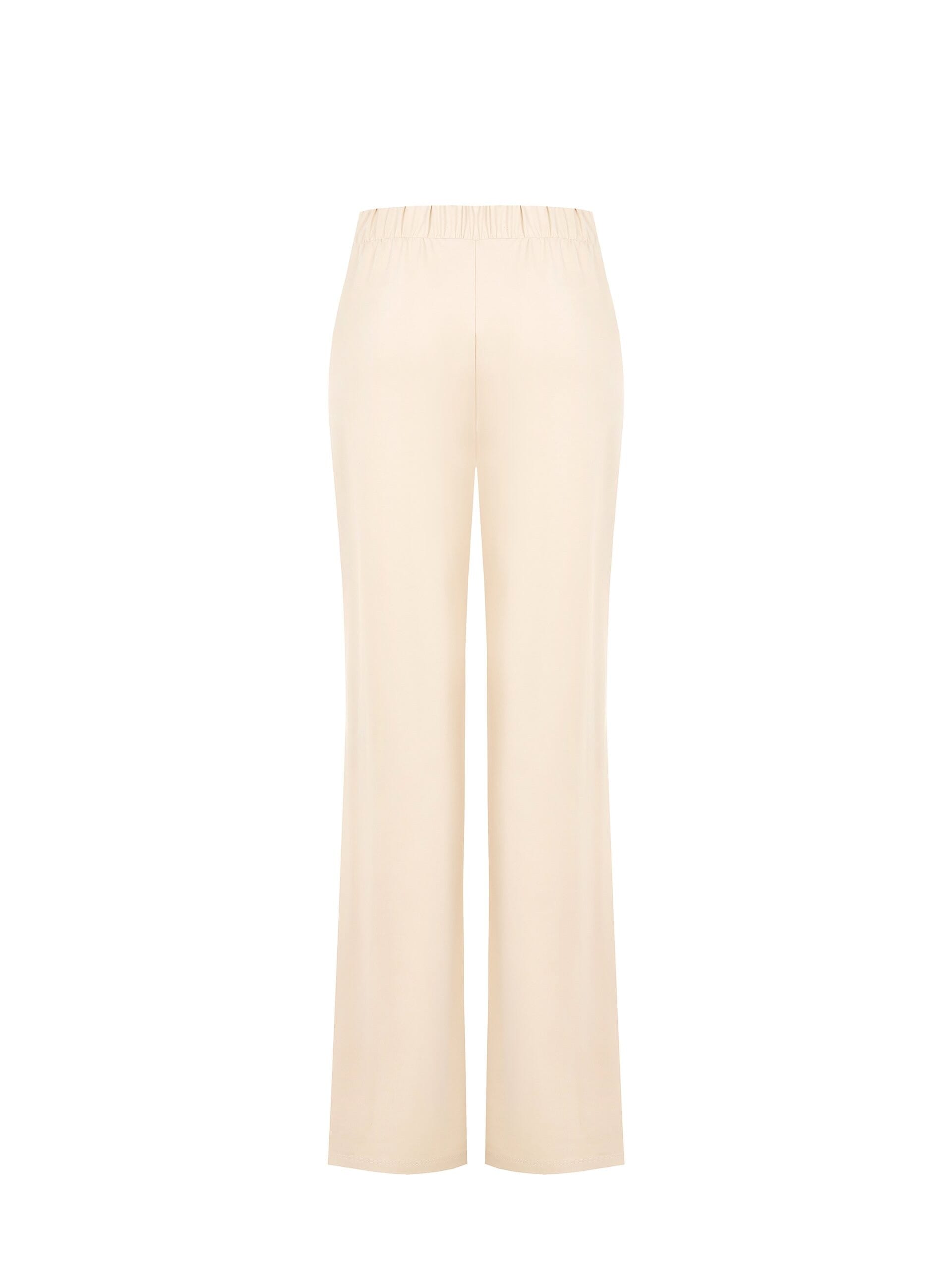 Pantaloni Larghi In Punto Milano Leggero Con Elastico Dietro Rinascimento