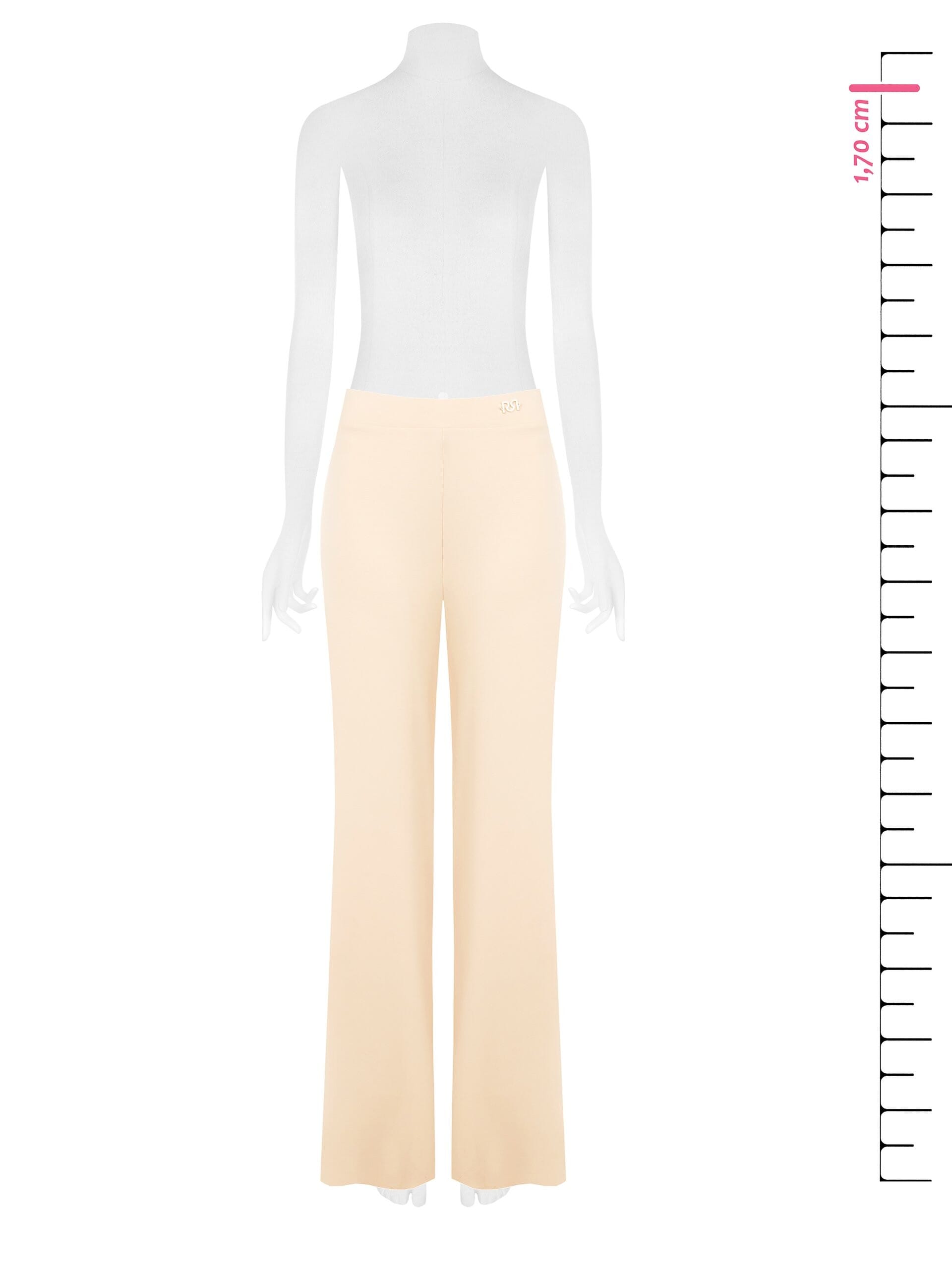 Pantaloni Larghi In Punto Milano Leggero Con Elastico Dietro Rinascimento