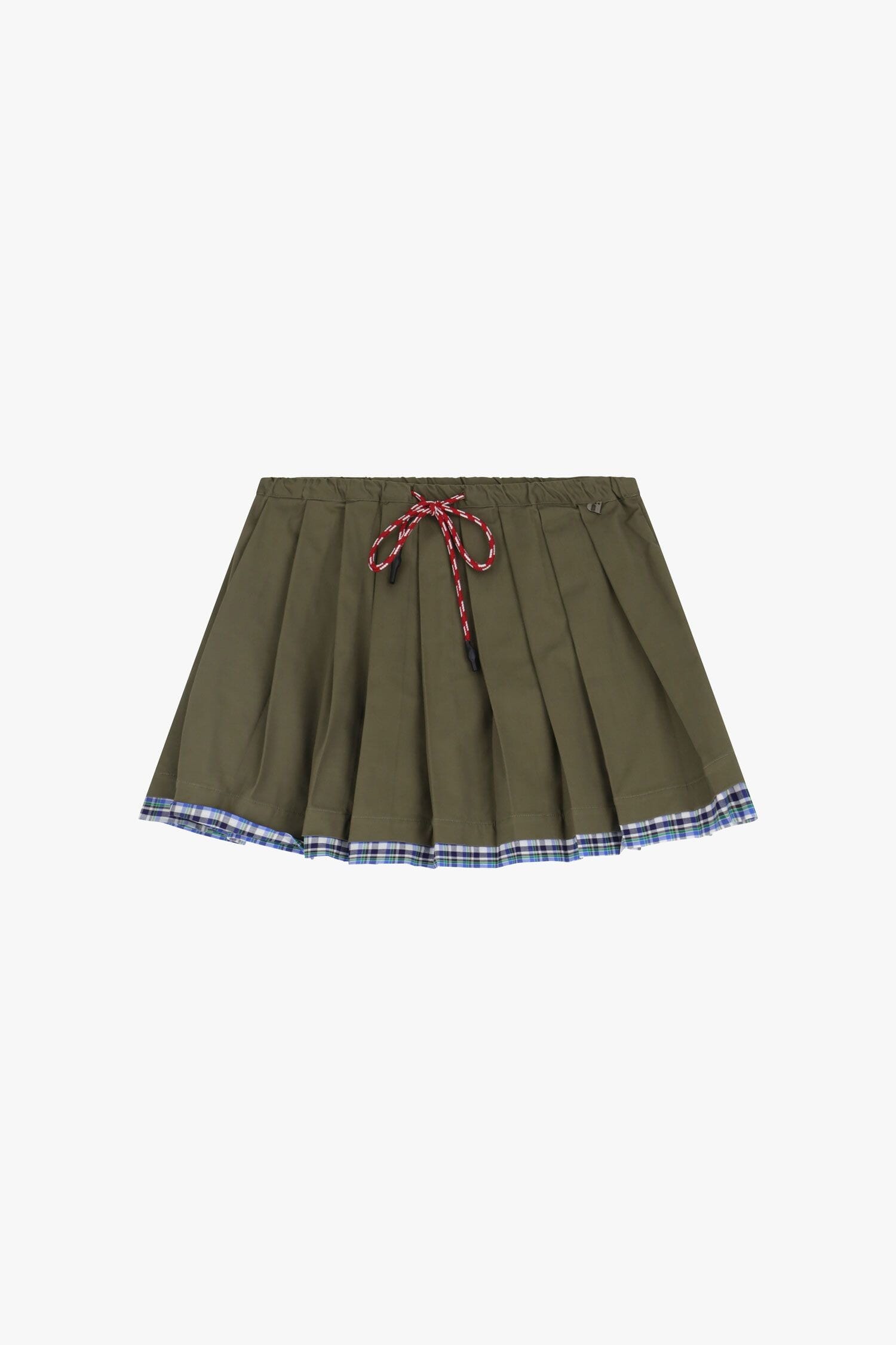 Gonna Corta A Pieghe Con Coulisse E Bordo Dixie