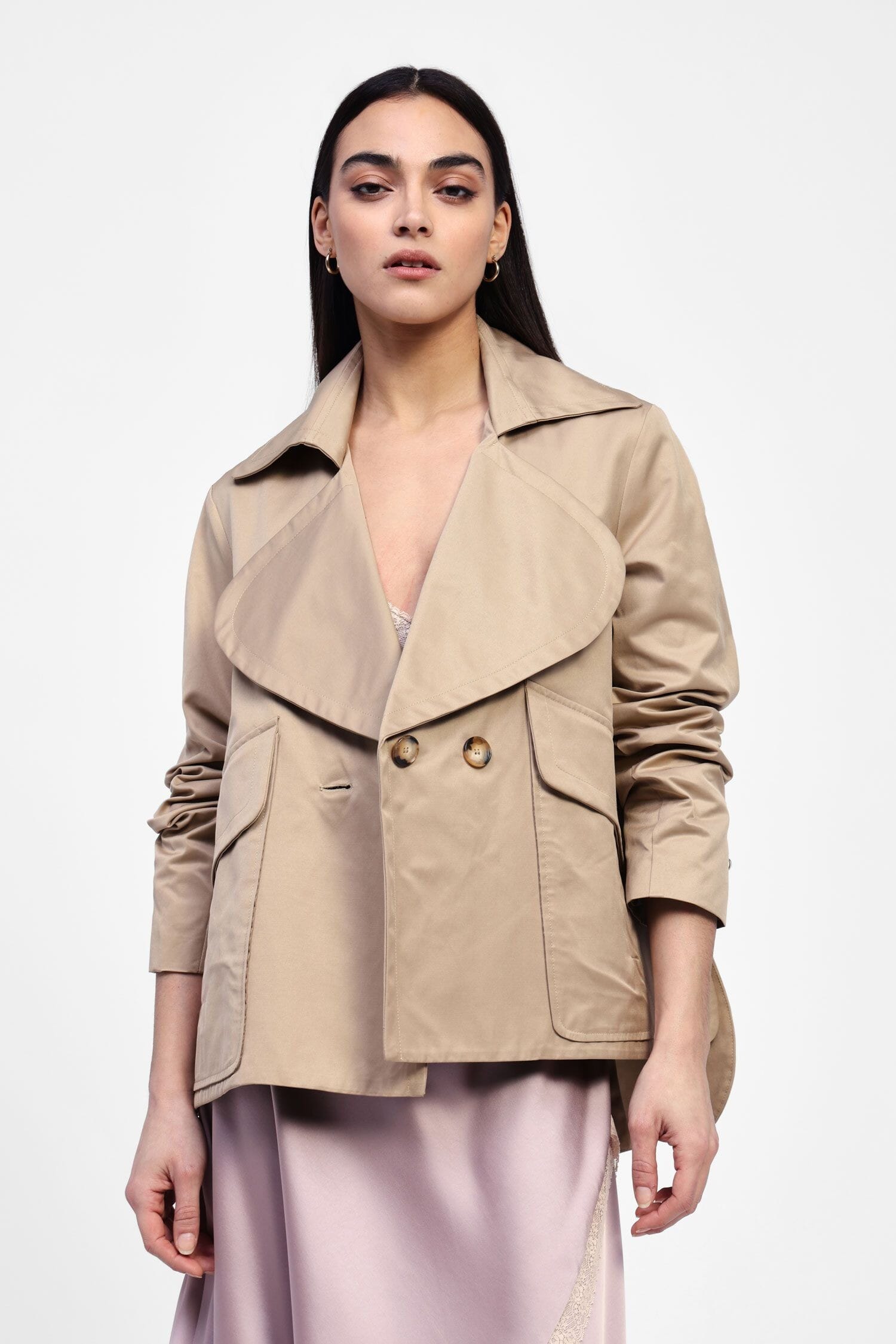 Giubbotto Stile Trench Doppiopetto Dixie