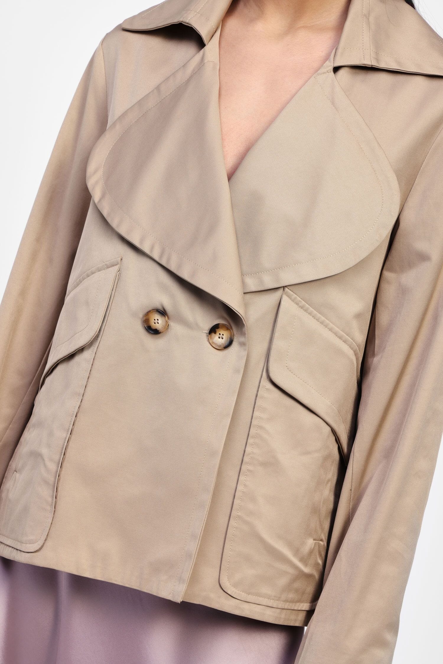 Giubbotto Stile Trench Doppiopetto Dixie