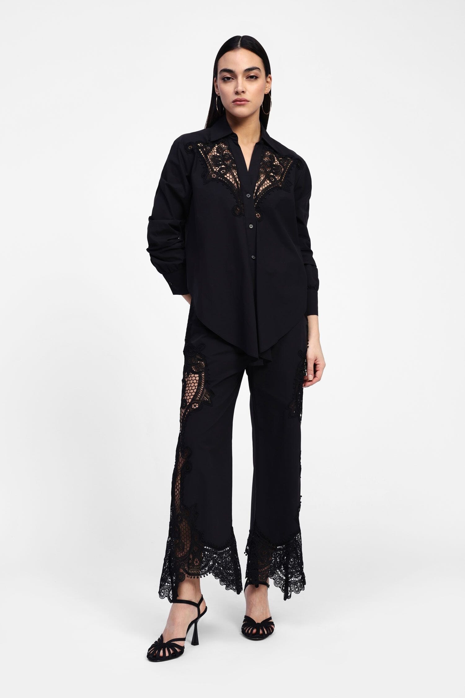 Palace Trousers With Lace Detail Dixie