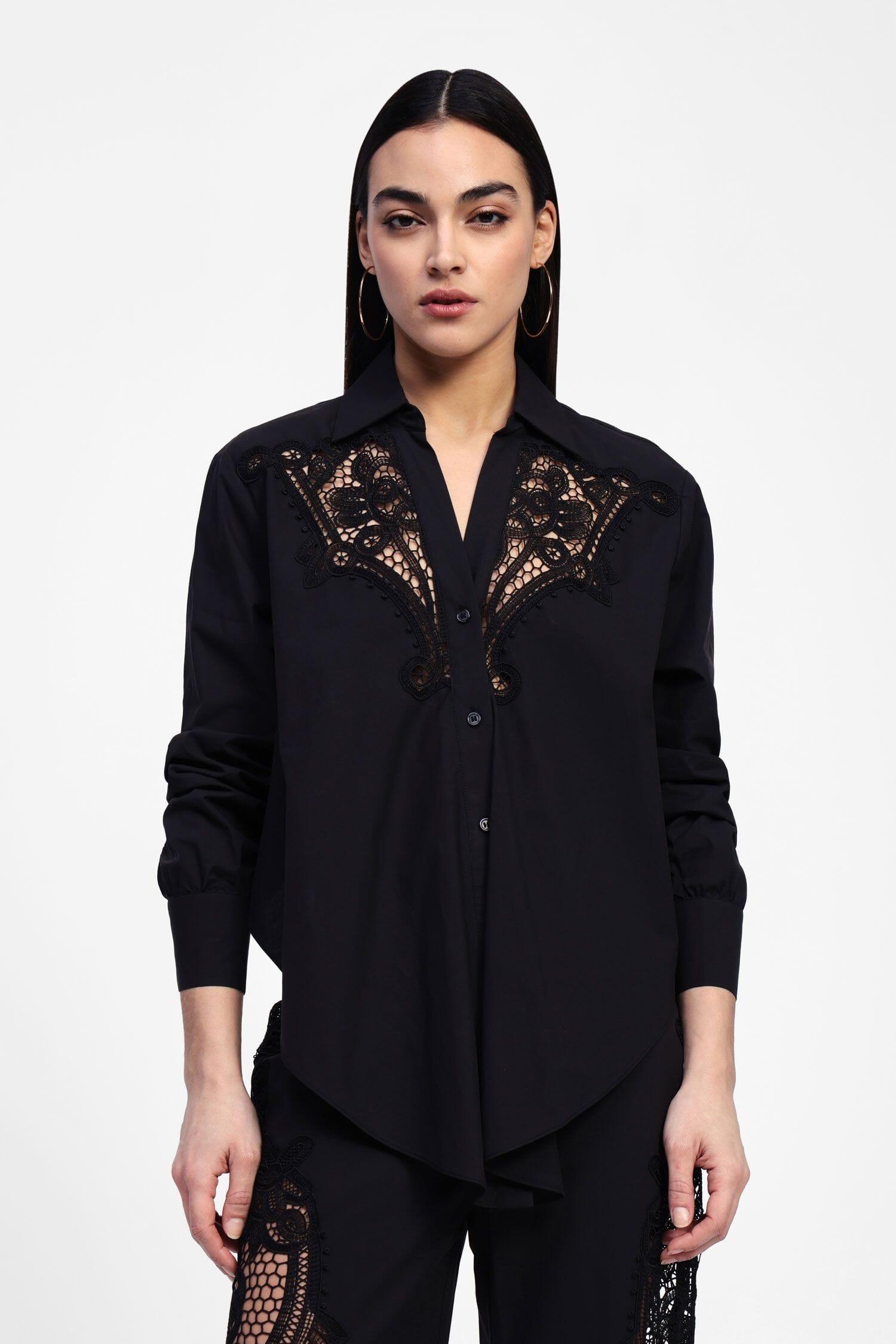 Dixie - Chemise à dentelle