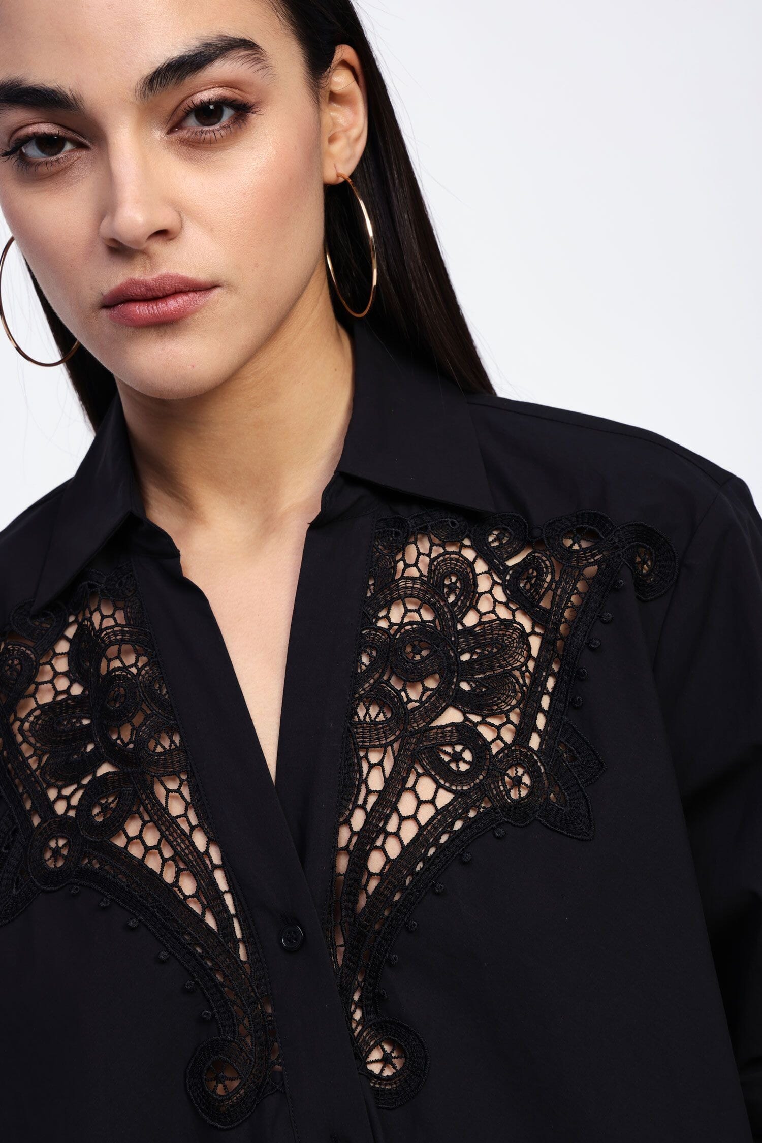 Dixie - Chemise à dentelle