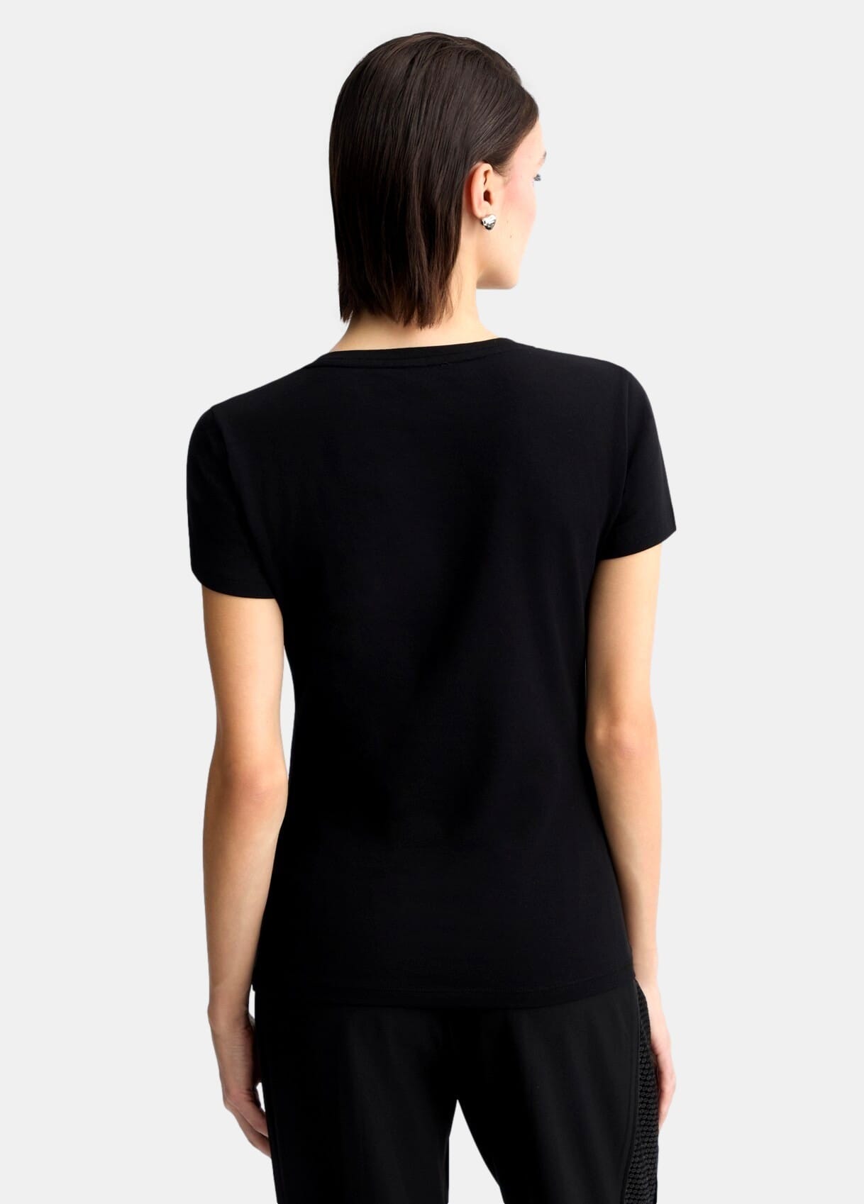 T-Shirt Con Stampa E Strass Liu Jo