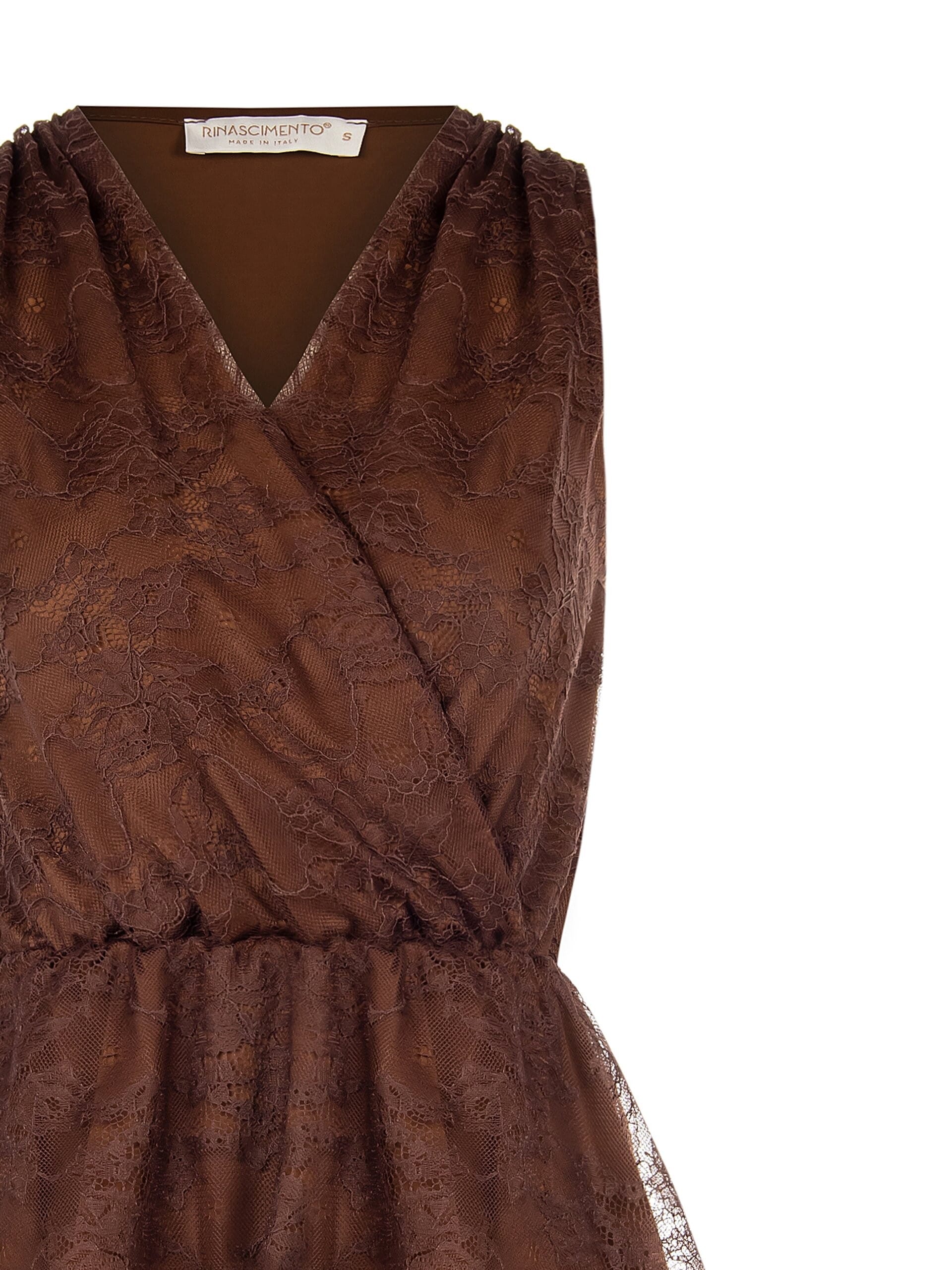 Top Peplo In Pizzo Con Scollo A V Incrociato Rinascimento