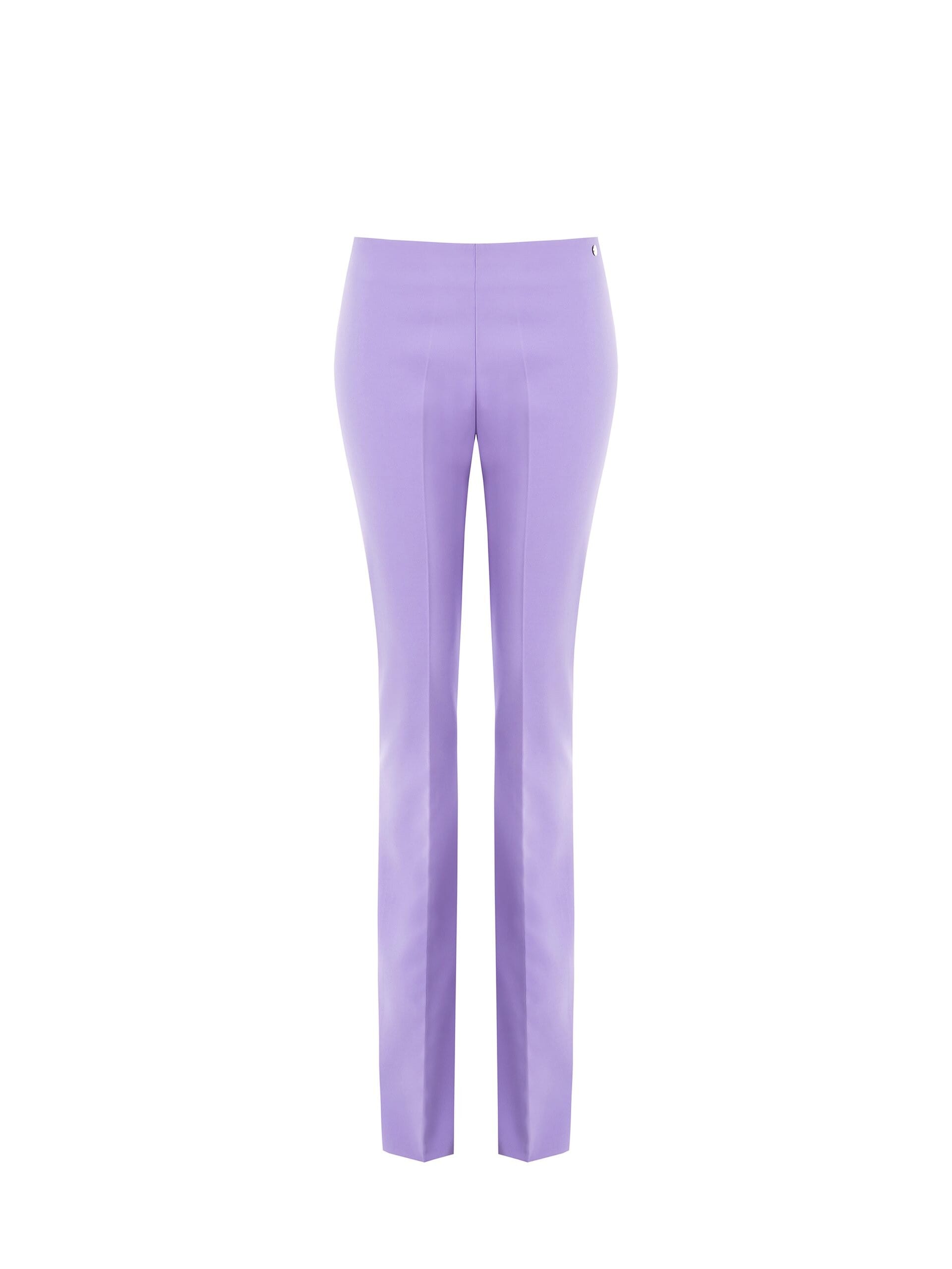 Pantaloni Svasati In Tessuto Tecnico Con Spacchi Dietro Rinascimento