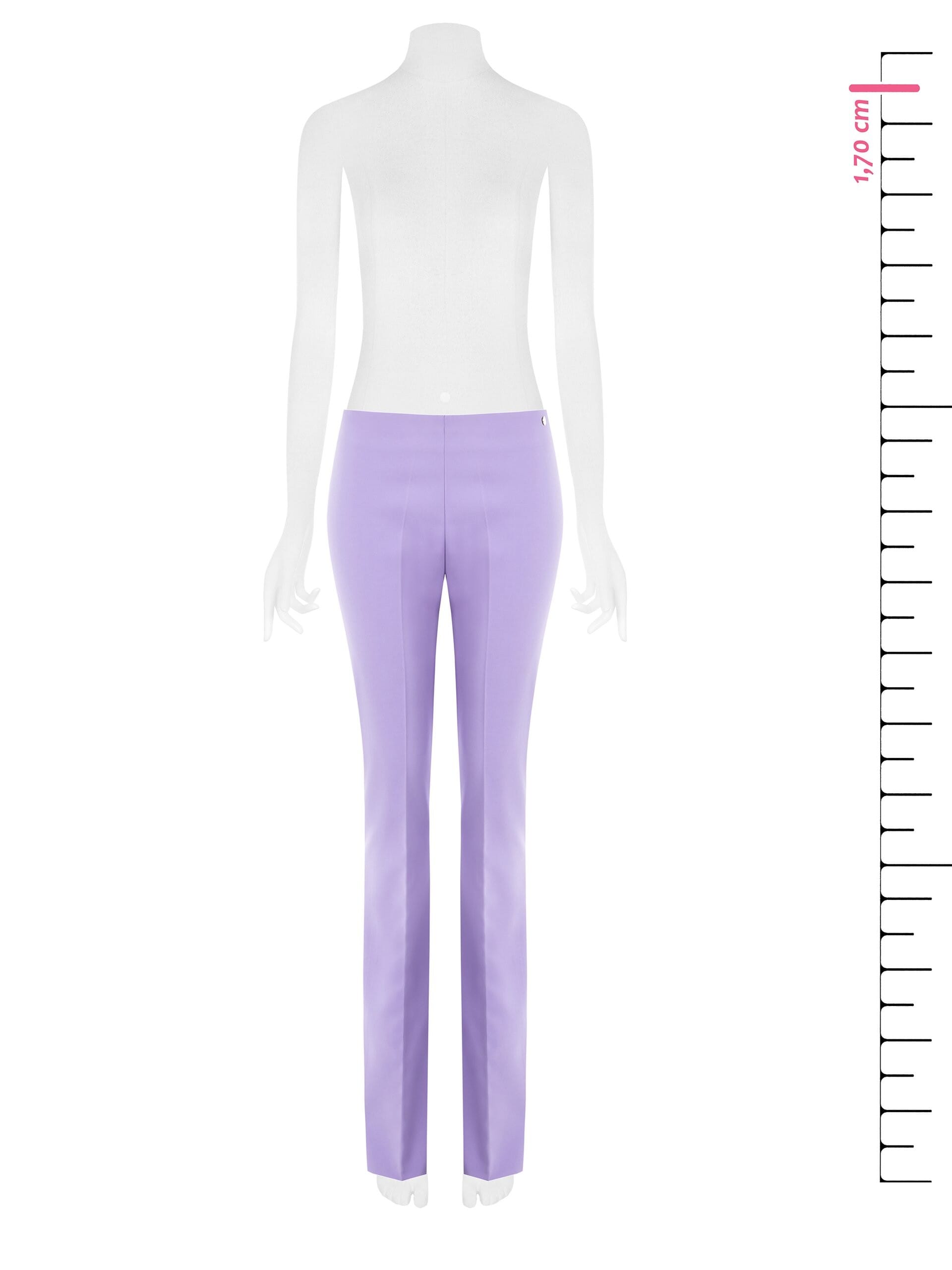 Pantaloni Svasati In Tessuto Tecnico Con Spacchi Dietro Rinascimento