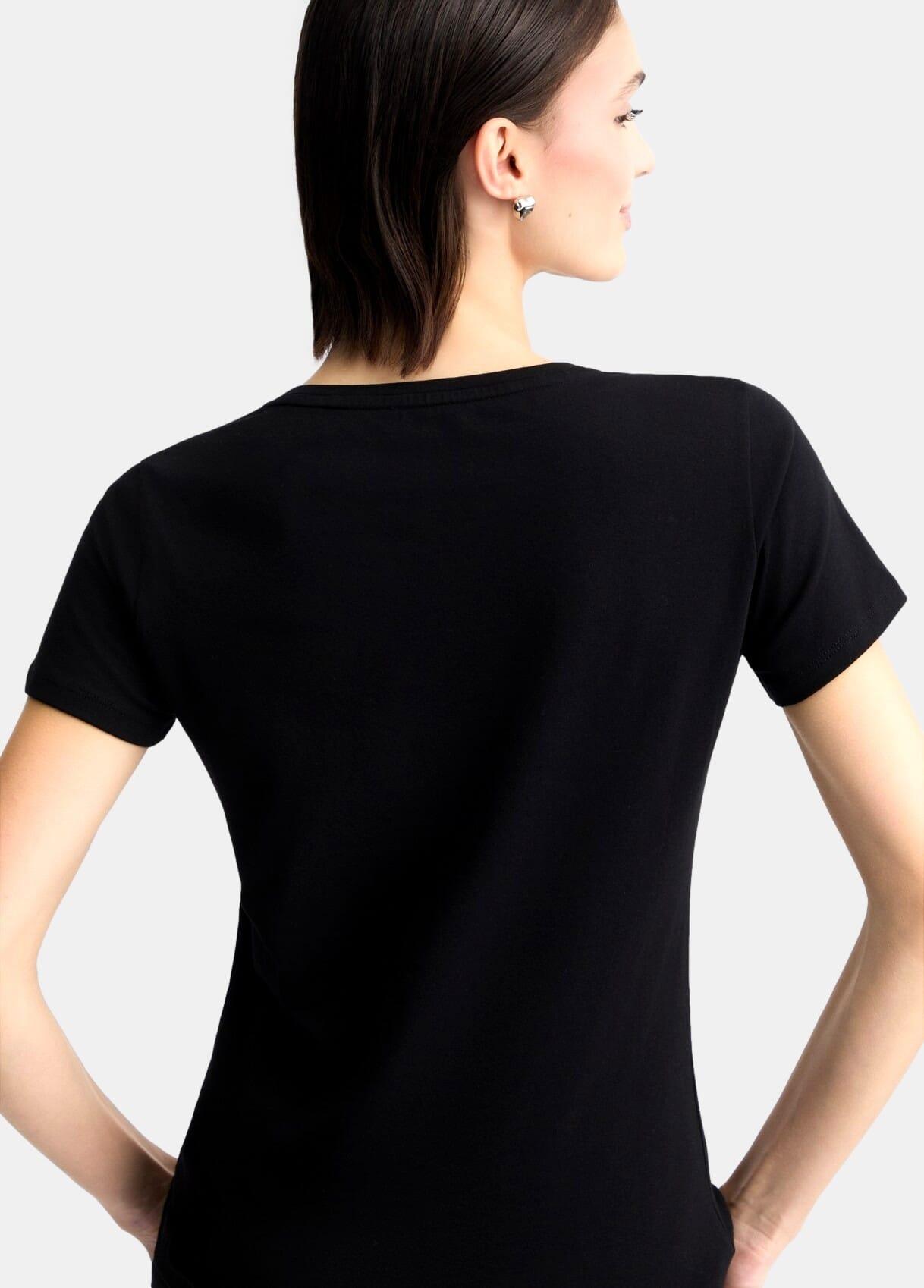 T-Shirt Con Logo E Strass Liu Jo