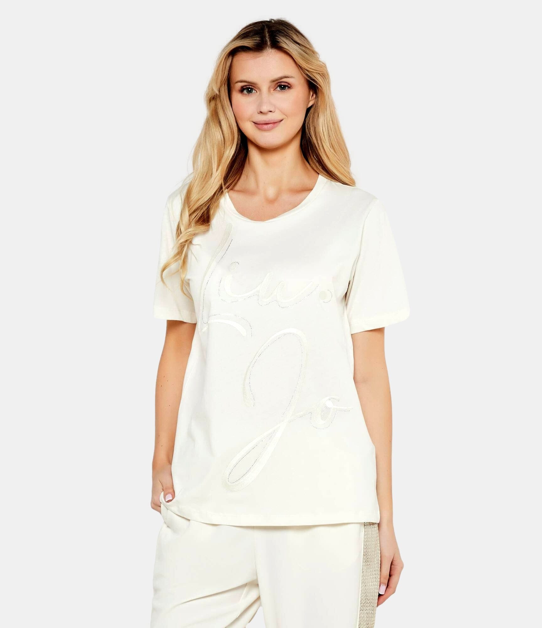 T-Shirt Con Maxi Logo Liu Jo