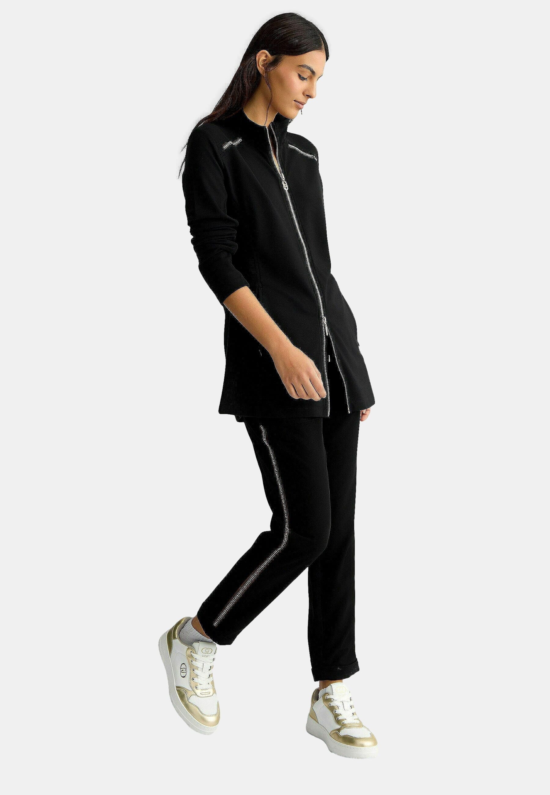 Pantalone Navetta Con Profilo Gioiello Liu Jo