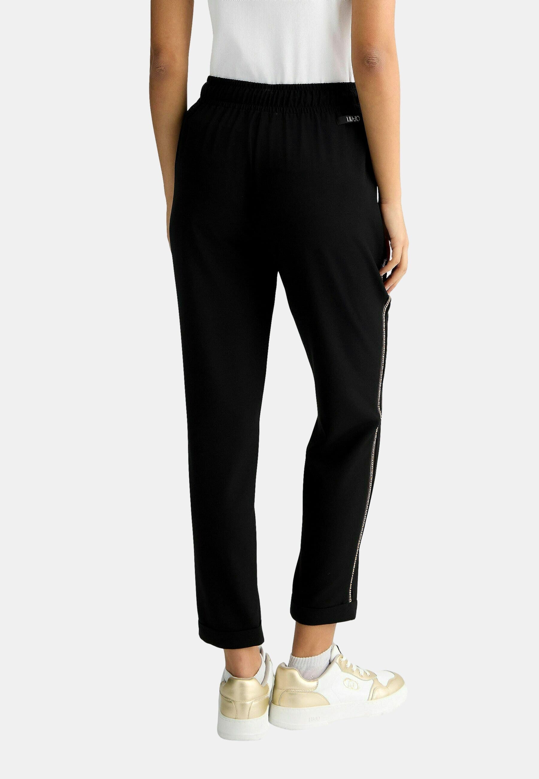 Pantalone Navetta Con Profilo Gioiello Liu Jo