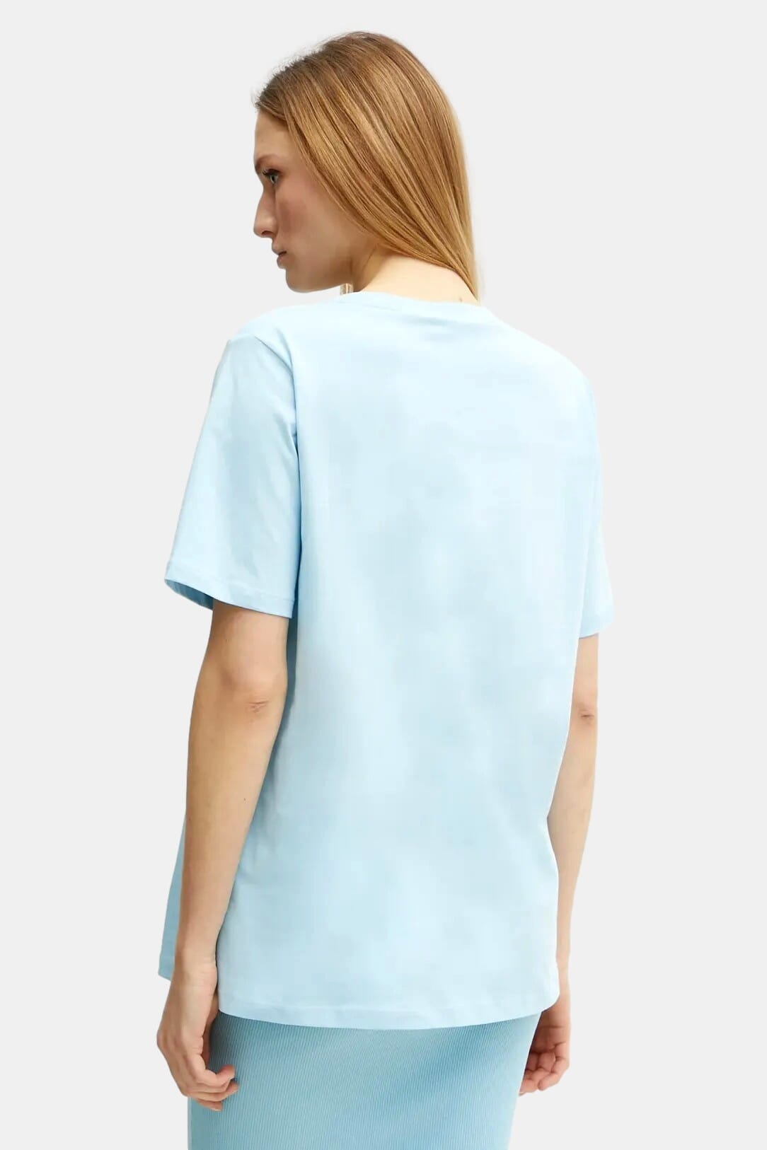 T-Shirt Lunga Con Logo Liu Jo