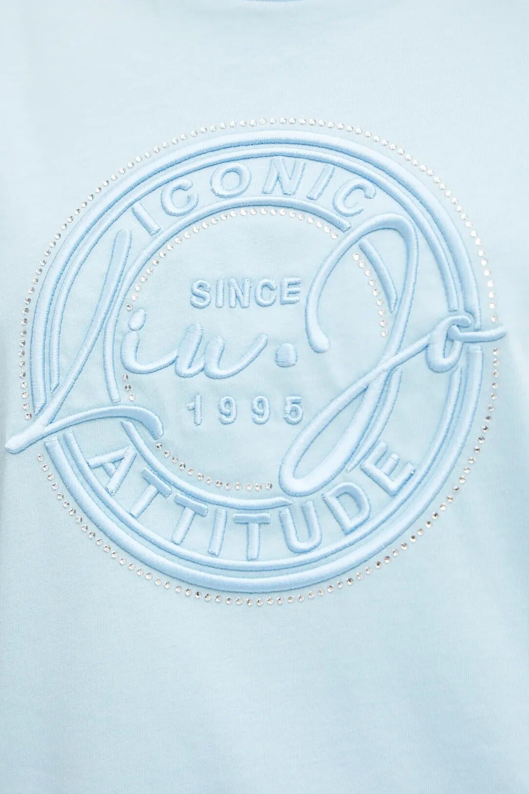 T-Shirt Lunga Con Logo Liu Jo