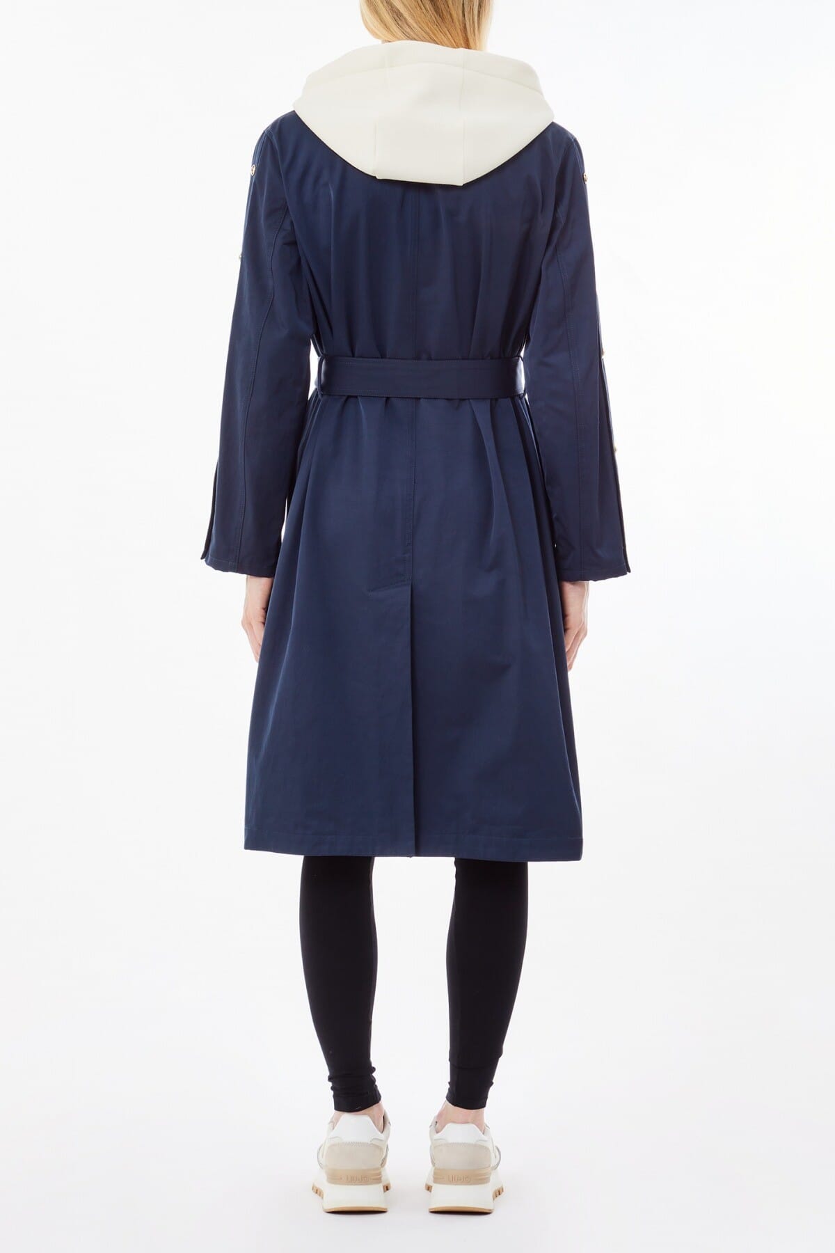 Trench Con Felpa Tinta Unita Liu Jo