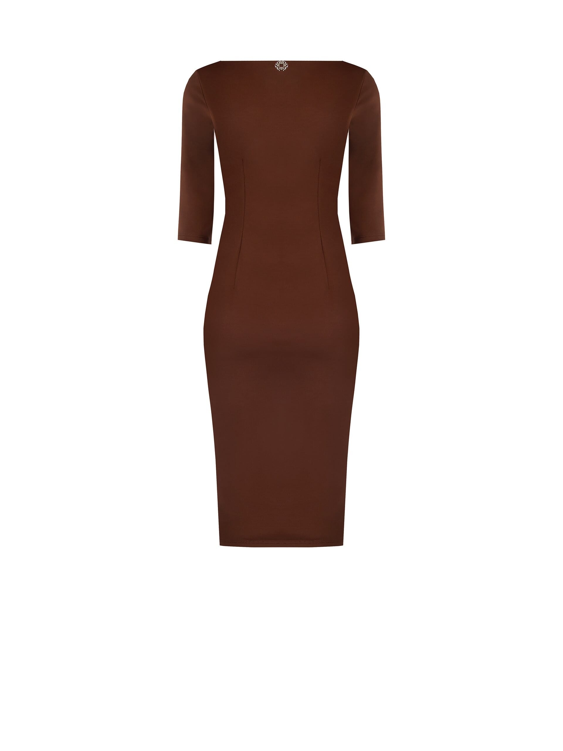 Abito A Tubino In Punto Milano Leggero Con Dettaglio Fibbia Rinascimento